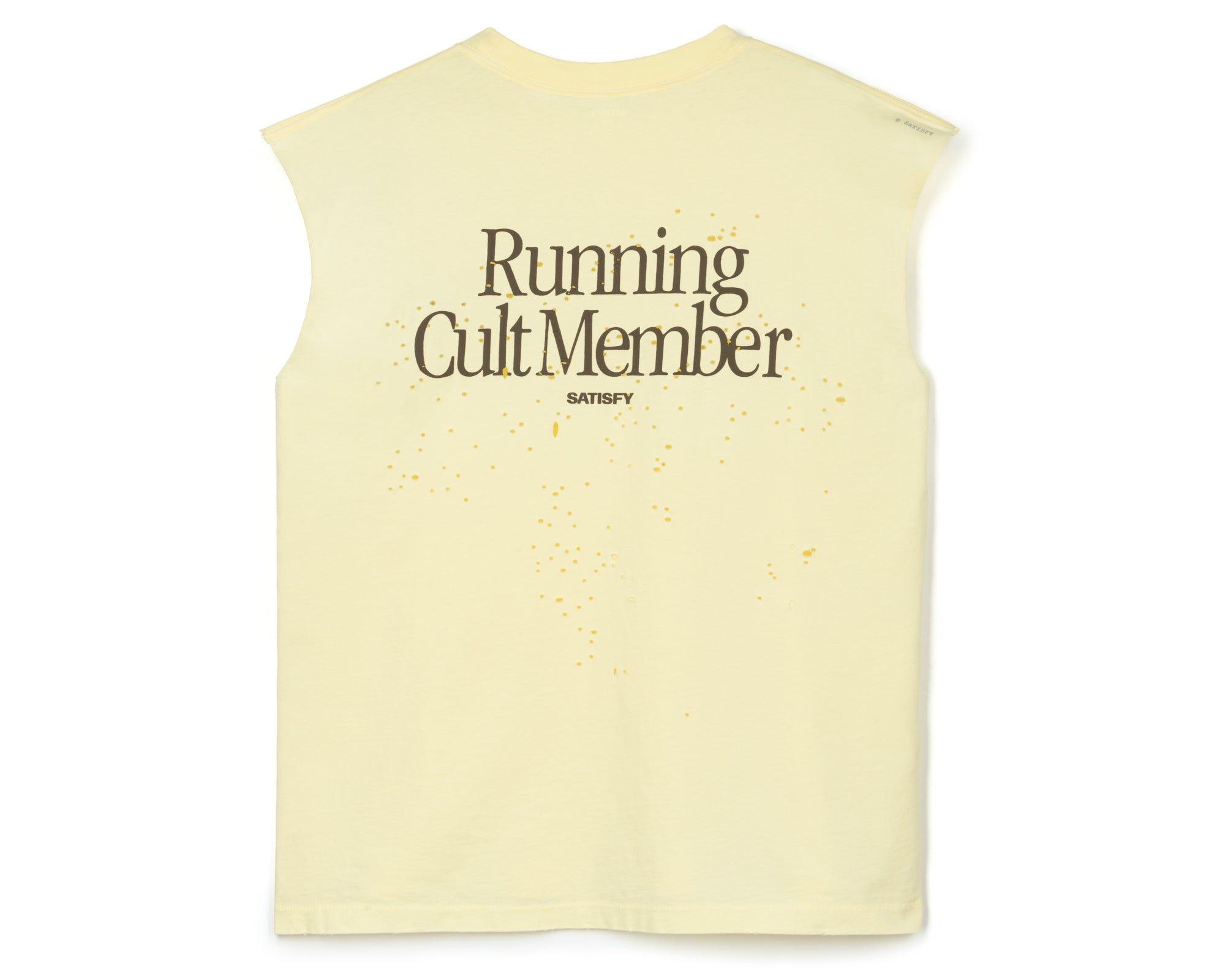 MothTech™ Muscle Tee - Aged Transparent Yellow – SATISFY