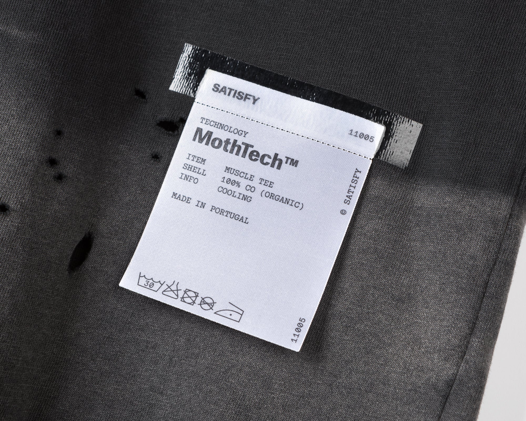 MothTech™ Cropped Fringed Muscle Tee