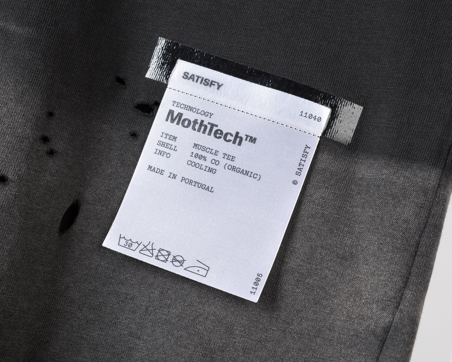 MothTech™ Cropped Fringed Muscle Tee
