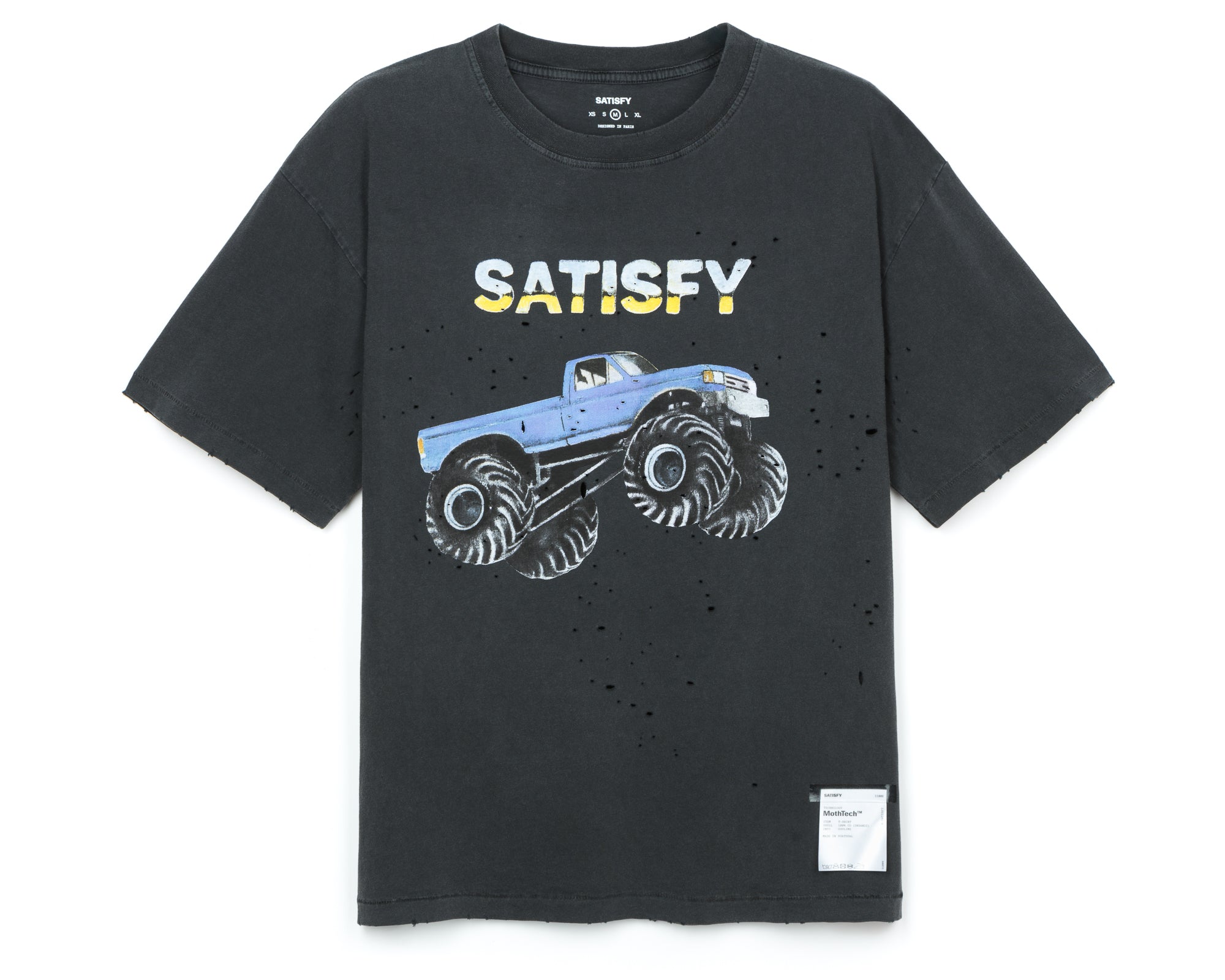 Satisfy mothtech Tシャツ　XL SRS MothTech T-Shirt in Off White