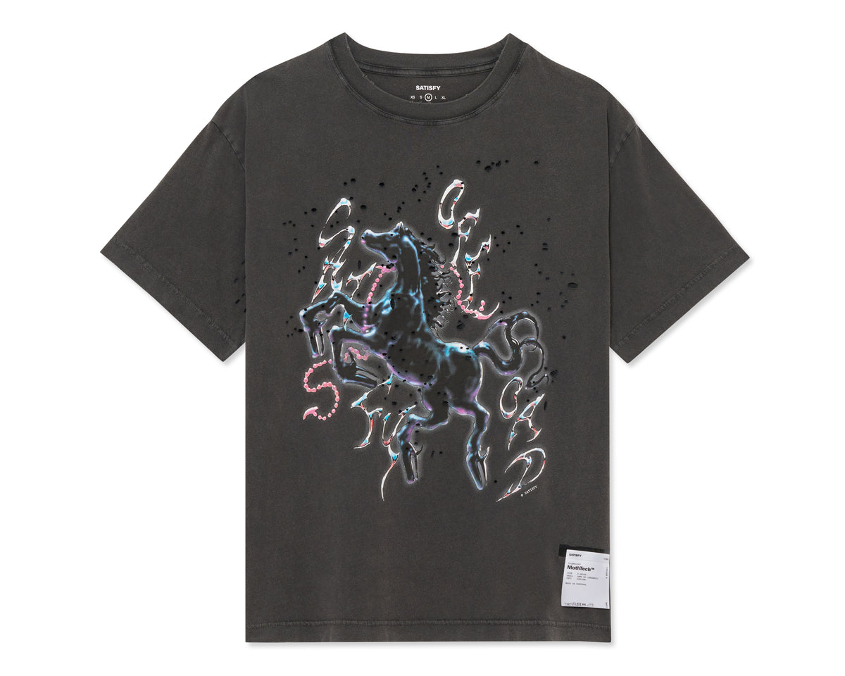 【MODERNIF】Mold Brushed Hood T-shirt MothTech™ T-Shirt – SATISFY