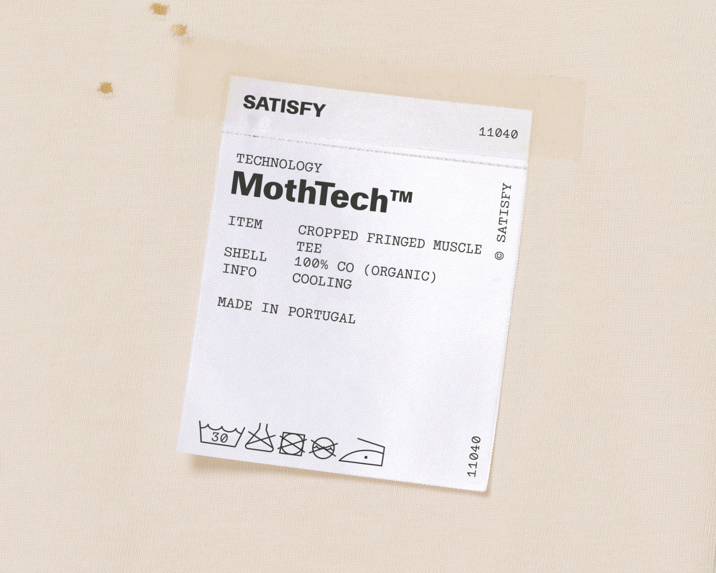 MothTech™ Cropped Fringed Muscle Tee