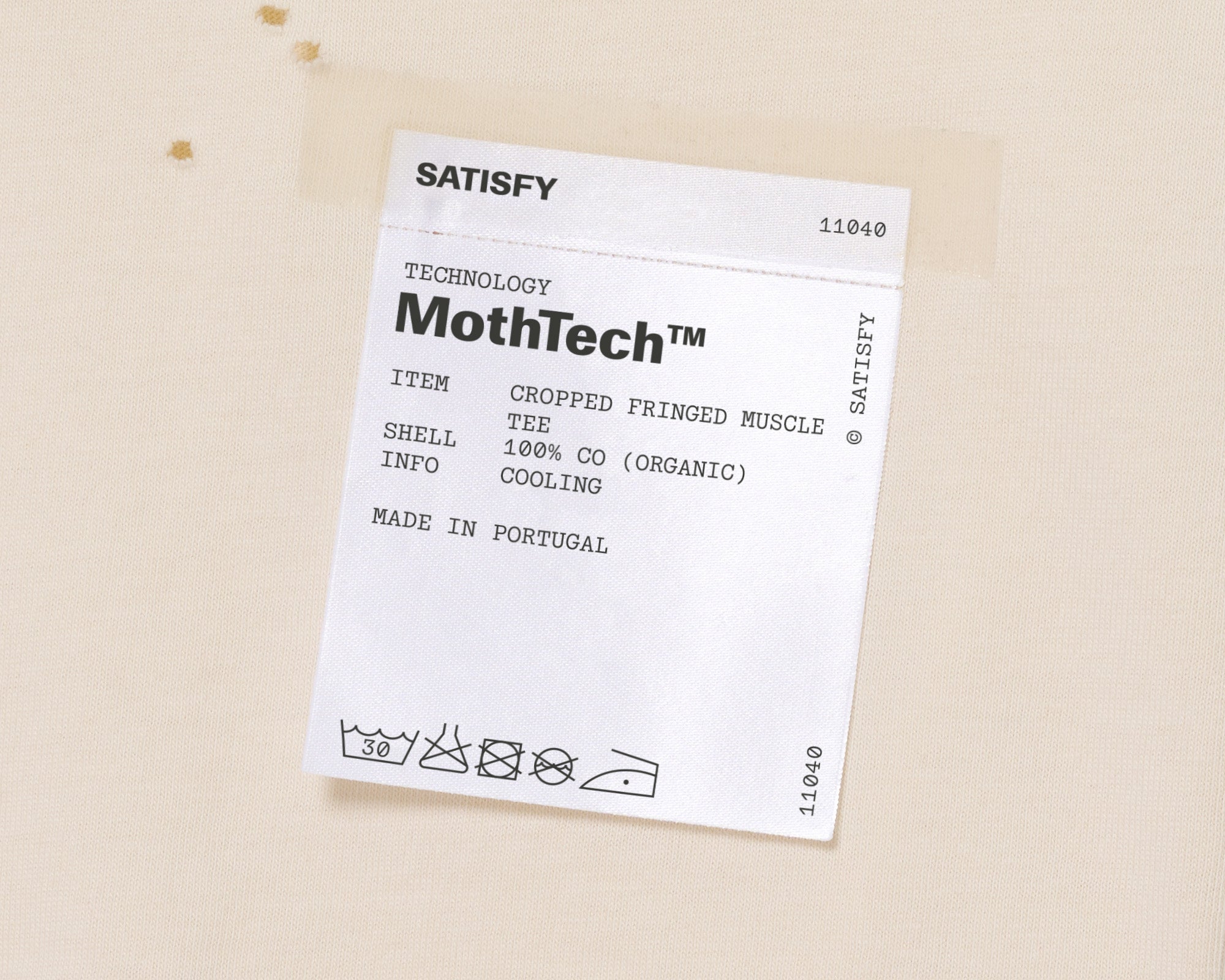 MothTech™ Cropped Fringed Muscle Tee