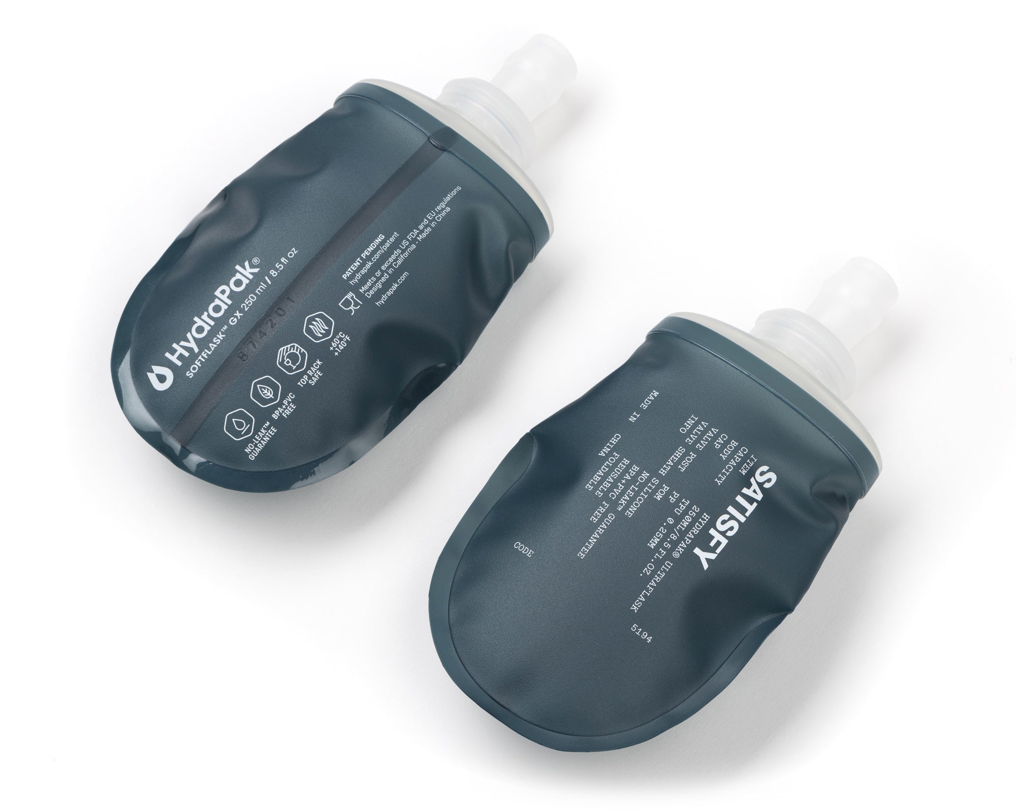 HydraPak® Soft Flask 250ml 2‑Pack