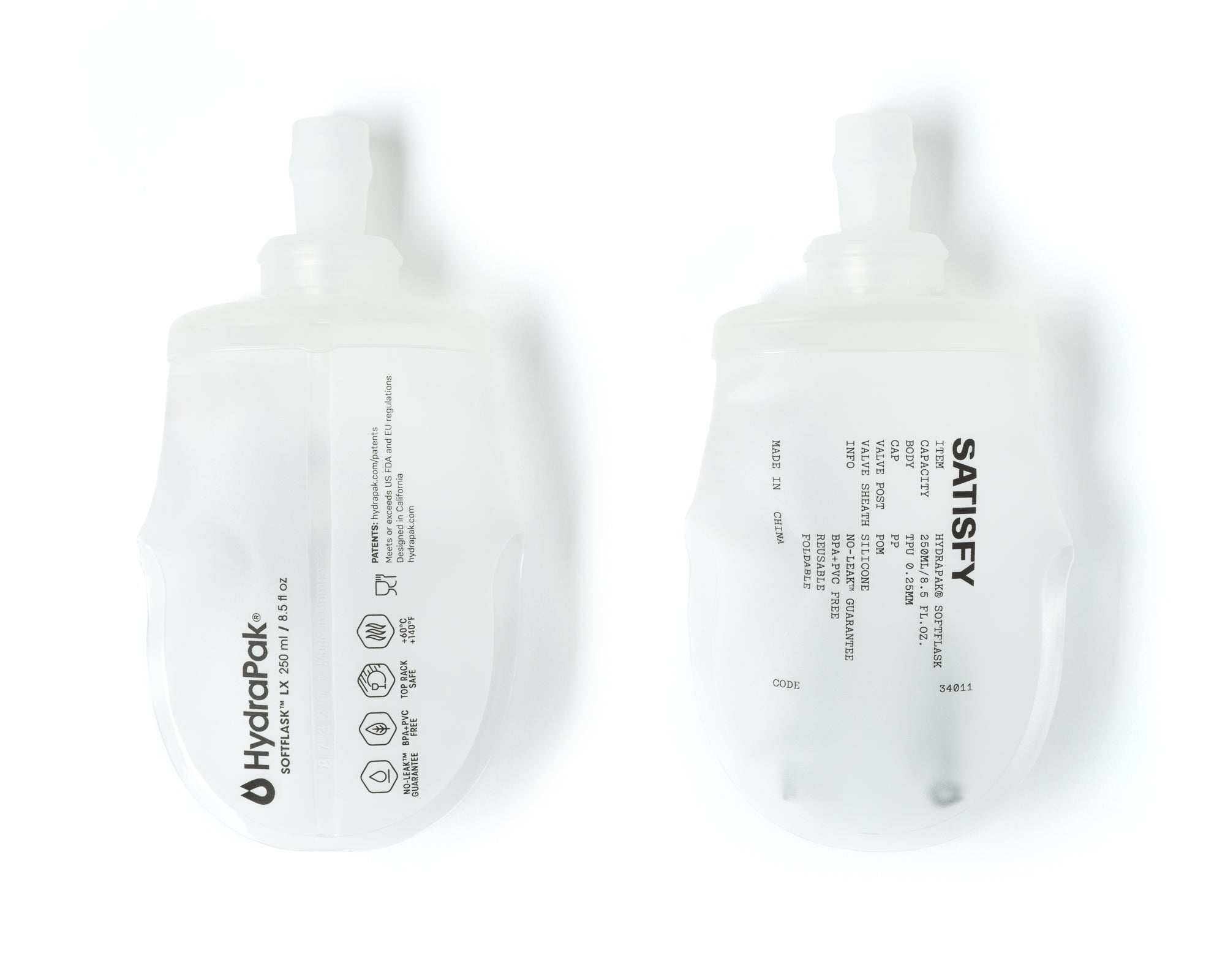 HydraPak® Soft Flask 250ml 2‑Pack