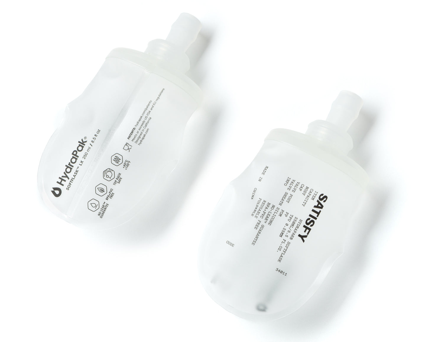 HydraPak® Soft Flask 250ml 2‑Pack