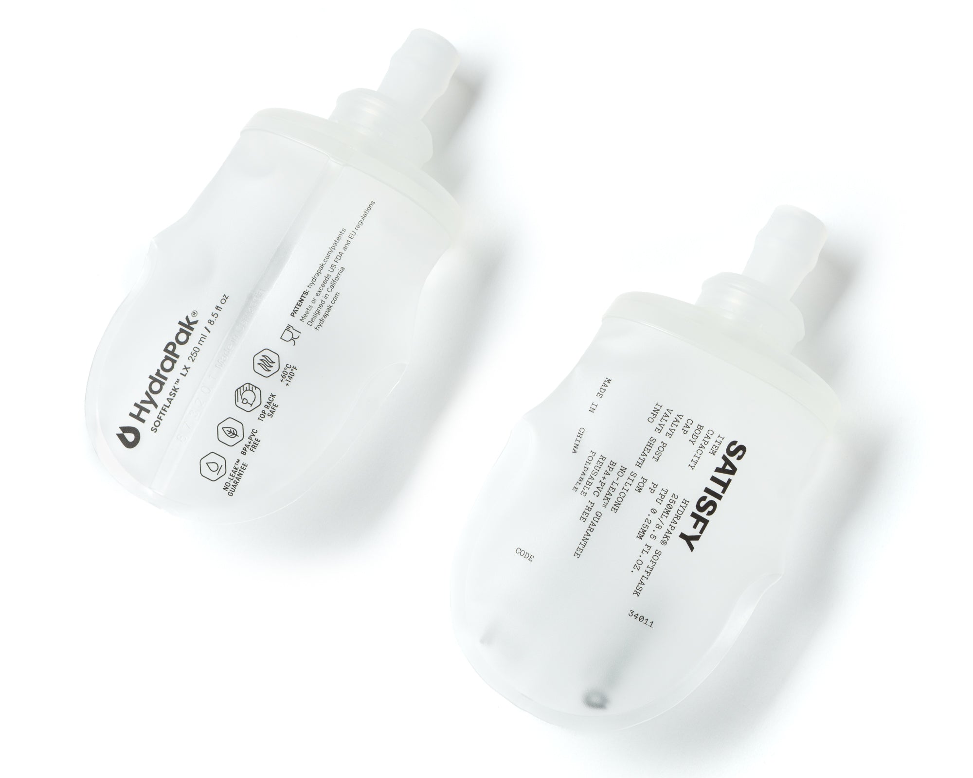 HydraPak® Soft Flask 250ml 2‑Pack