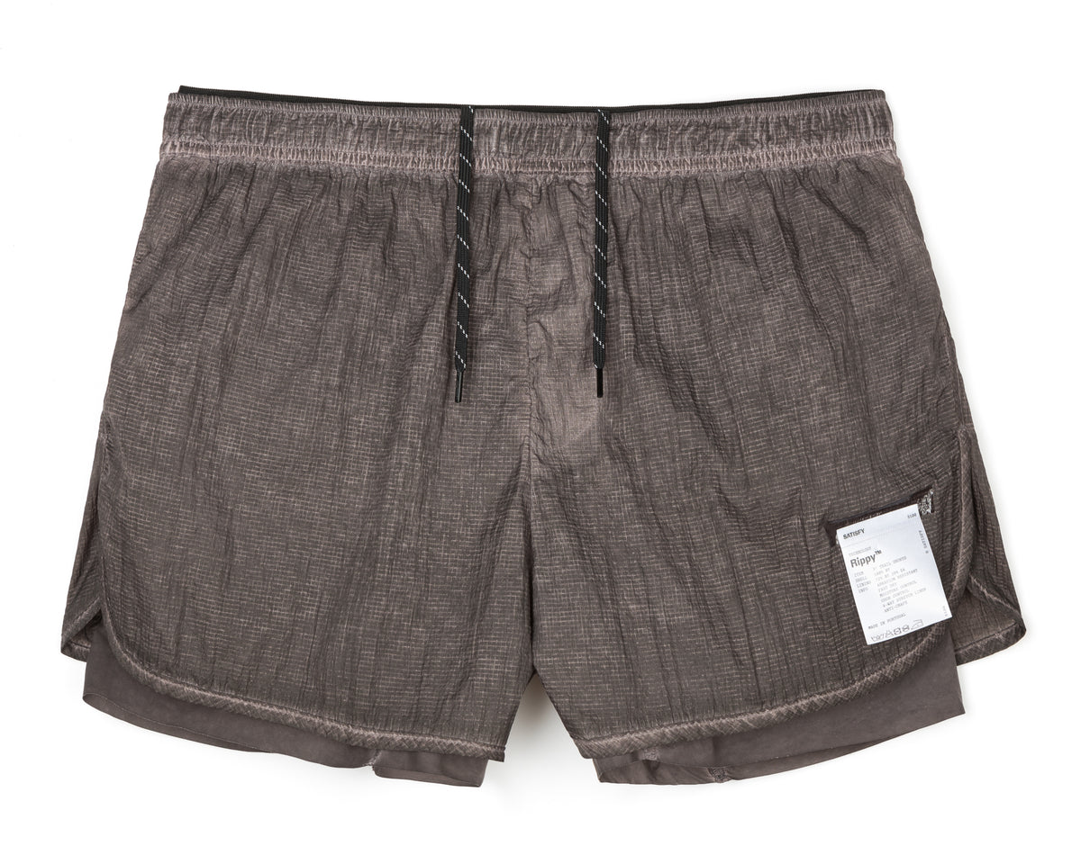 Our Legacy - Running Shorts Washed Black Ripstop