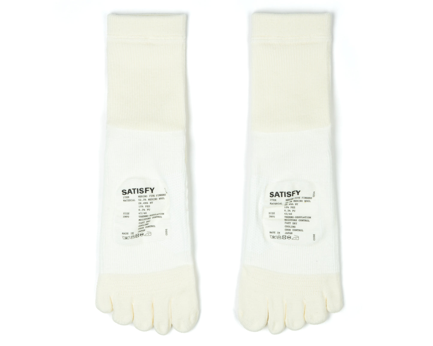 Merino Five-Finger Toe Socks