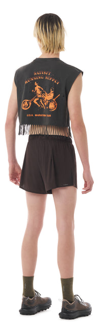 10-Year MothTech™ Cropped Fringed Muscle Tee – SATISFY