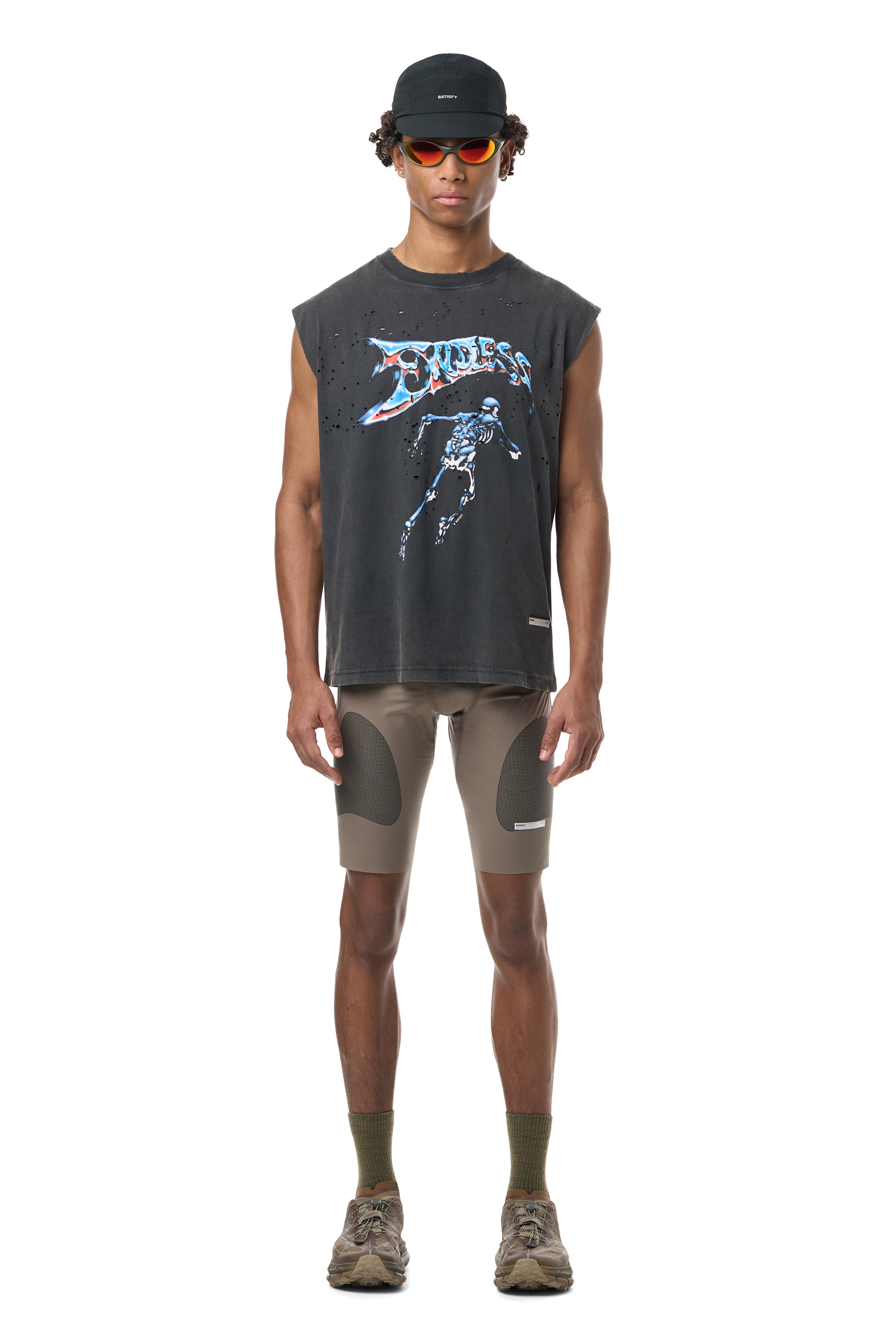 SATISFY RUNNING MothTech Muscle Tee サイズS SATISFY RUNNING MothTech Muscle Tee サイズS MothTech™ Muscle