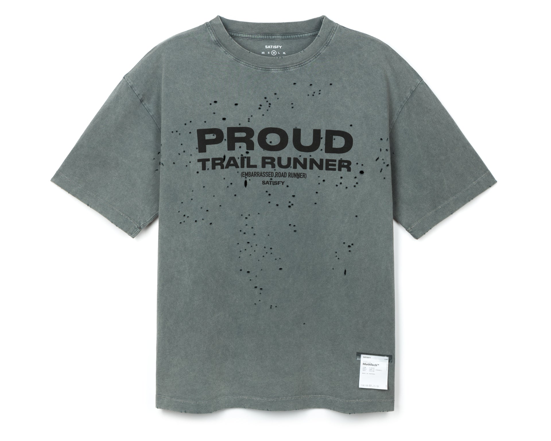 MothTech™ T-Shirt - Faded Black / Size 0 (XS)