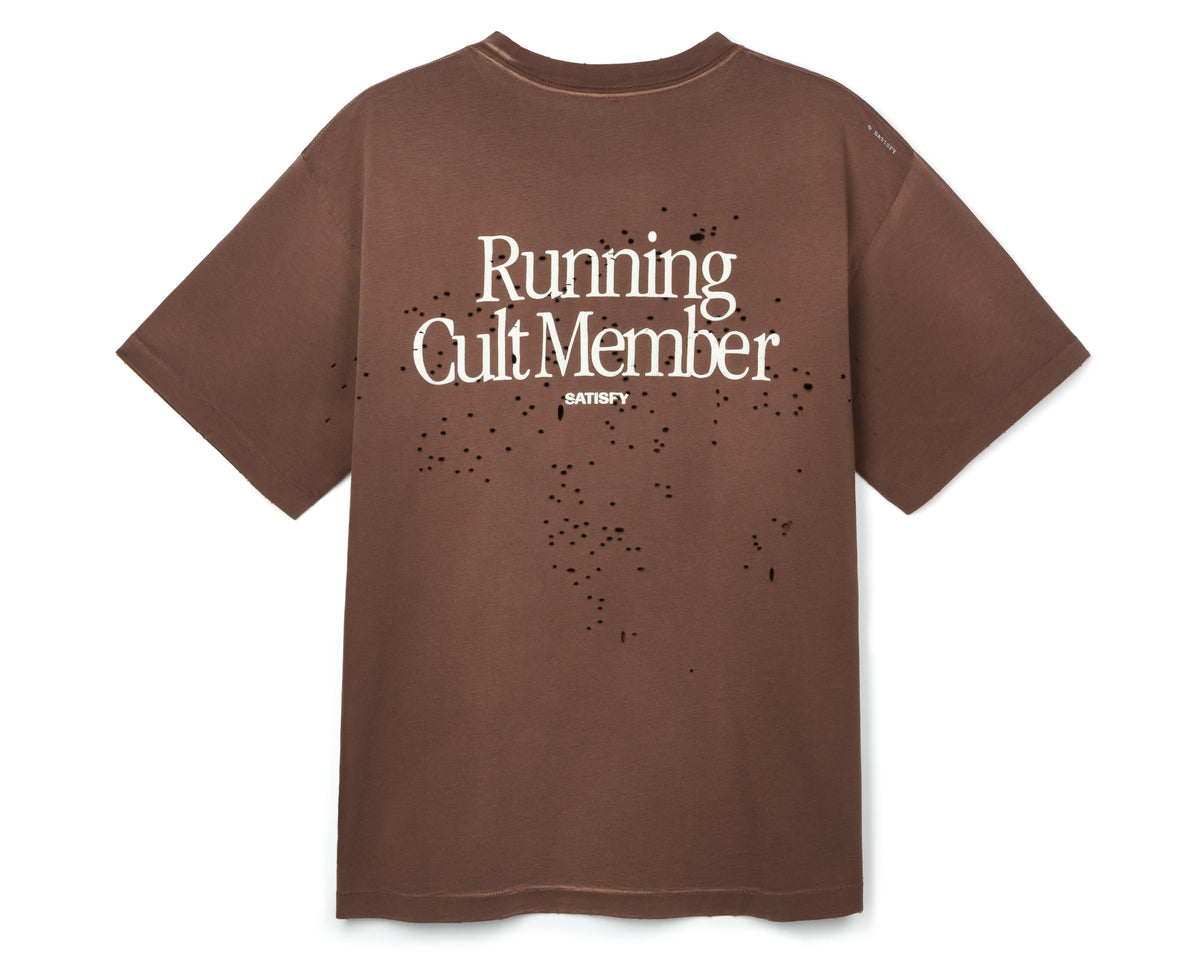 MothTech™ T-Shirt – Running Cult Member – SATISFY