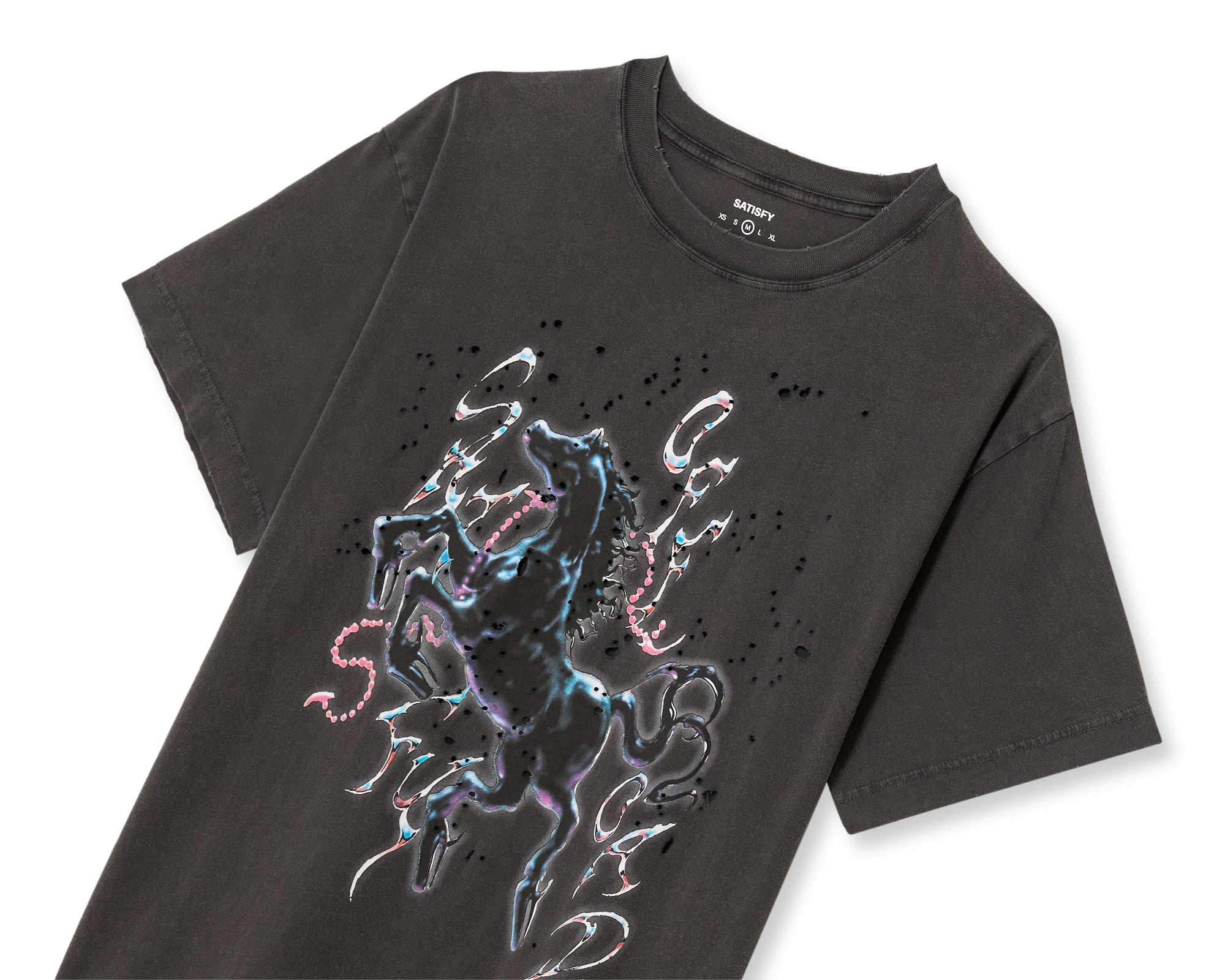 SATISFY MothTechT-Shirt Black Lサイズ 11006-AB-