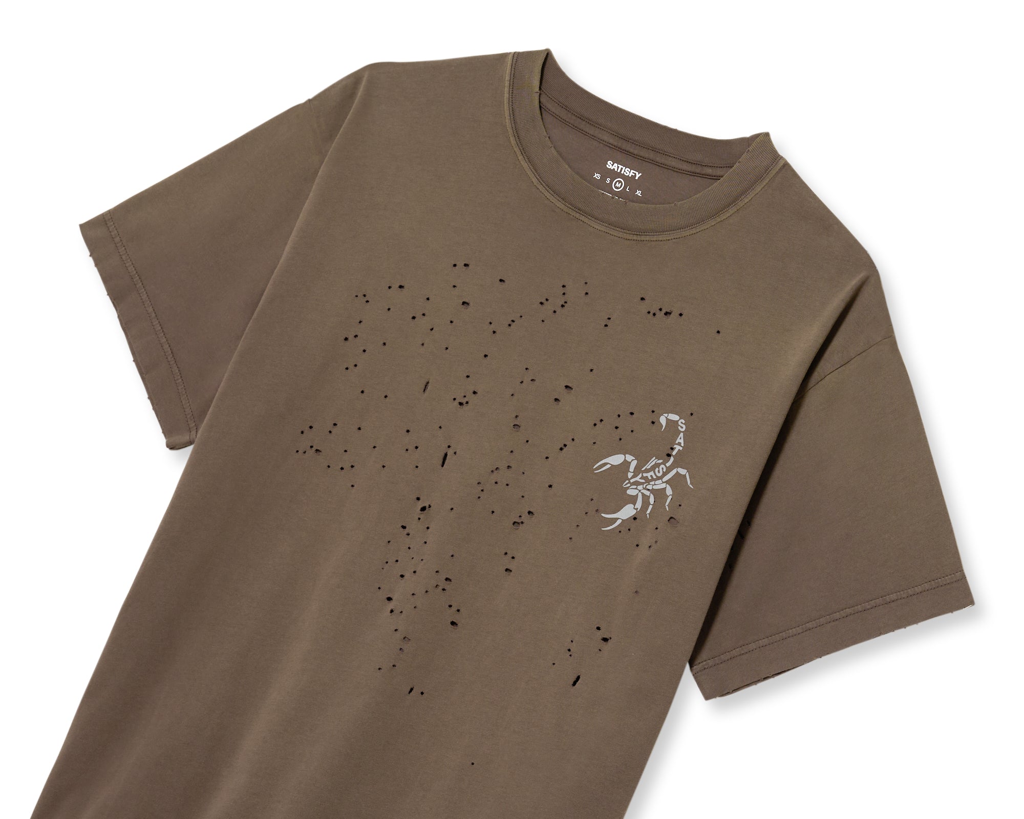 Satisfy RUNNING Tシャツ ブラウン MothTech™ MothTech™ T-Shirt – SATISFY