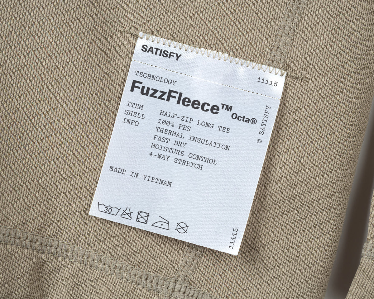 FuzzFleece™ Octa Half-Zip Long Tee
