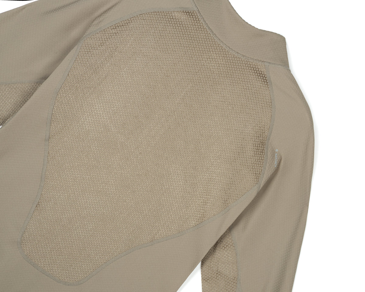 FuzzFleece™ Octa Half-Zip Long Tee