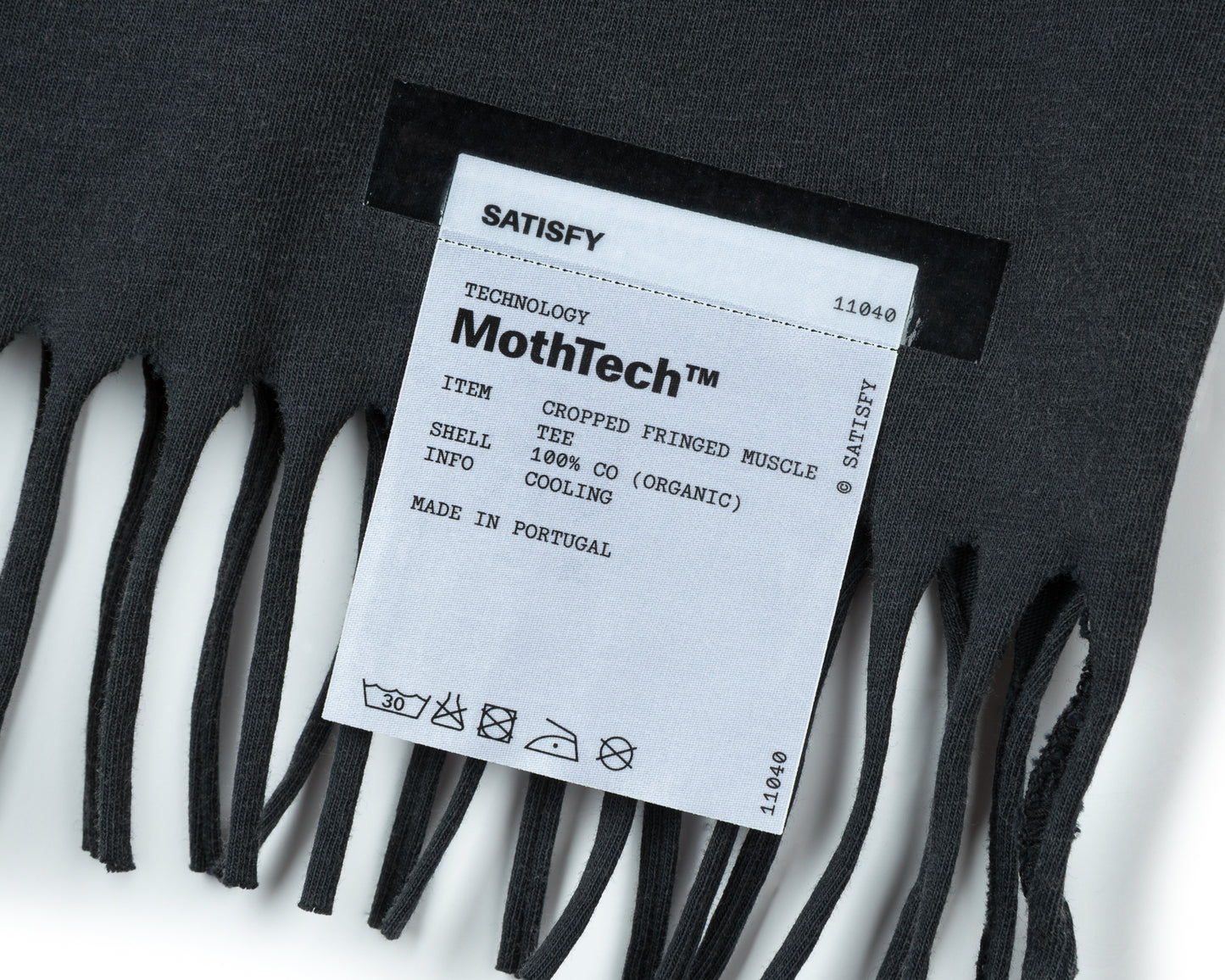 MothTech™ Cropped Fringed Muscle Tee