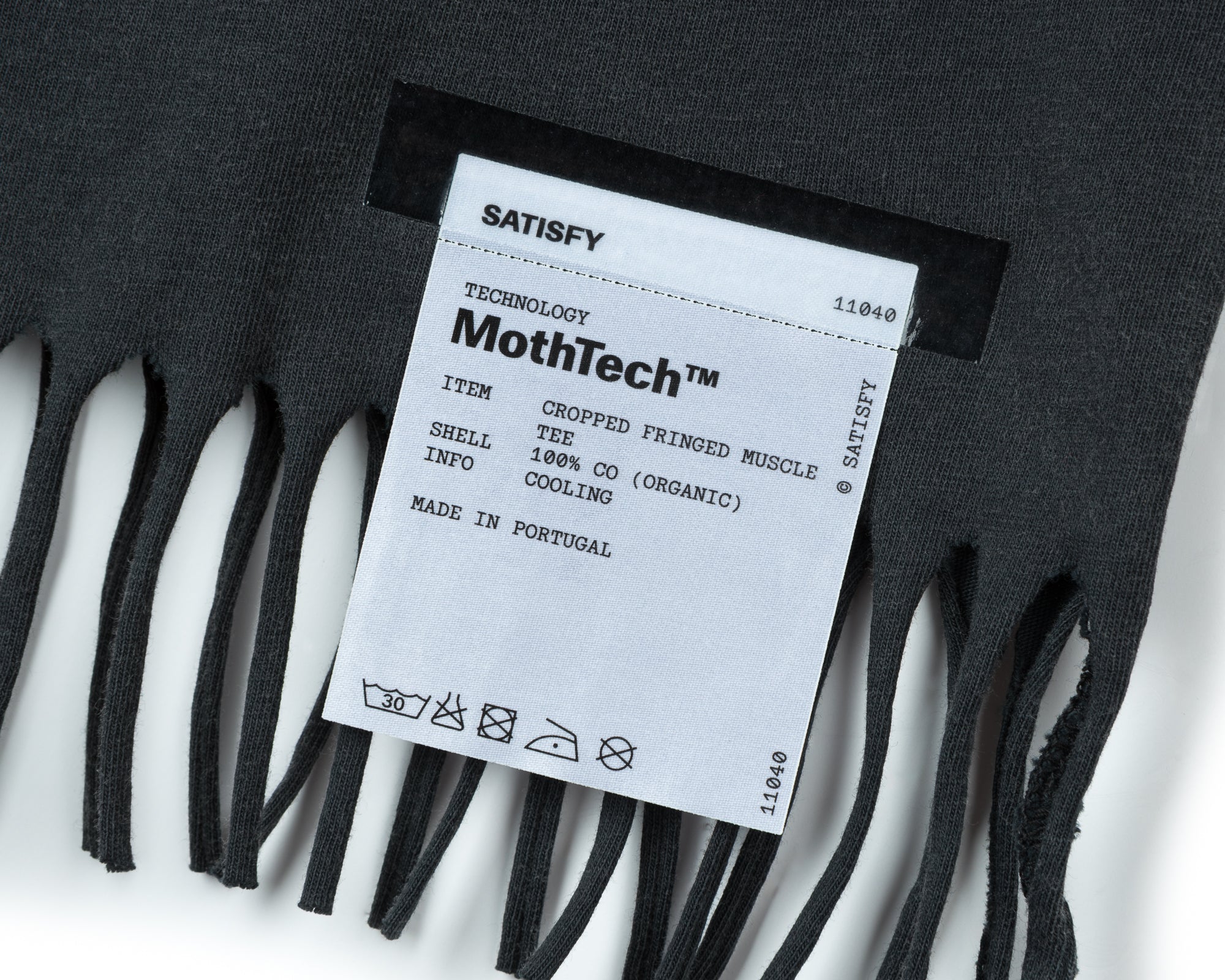 MothTech™ Cropped Fringed Muscle Tee