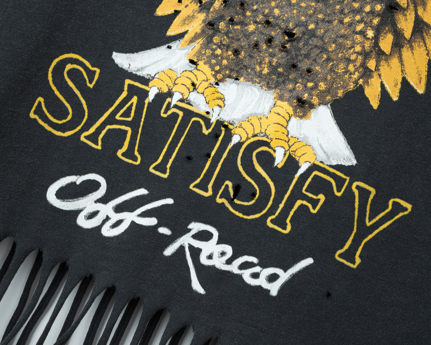 MothTech™ Cropped Fringed Muscle Tee