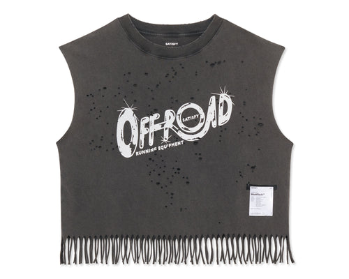 MothTech™ Cropped Fringed Muscle Tee