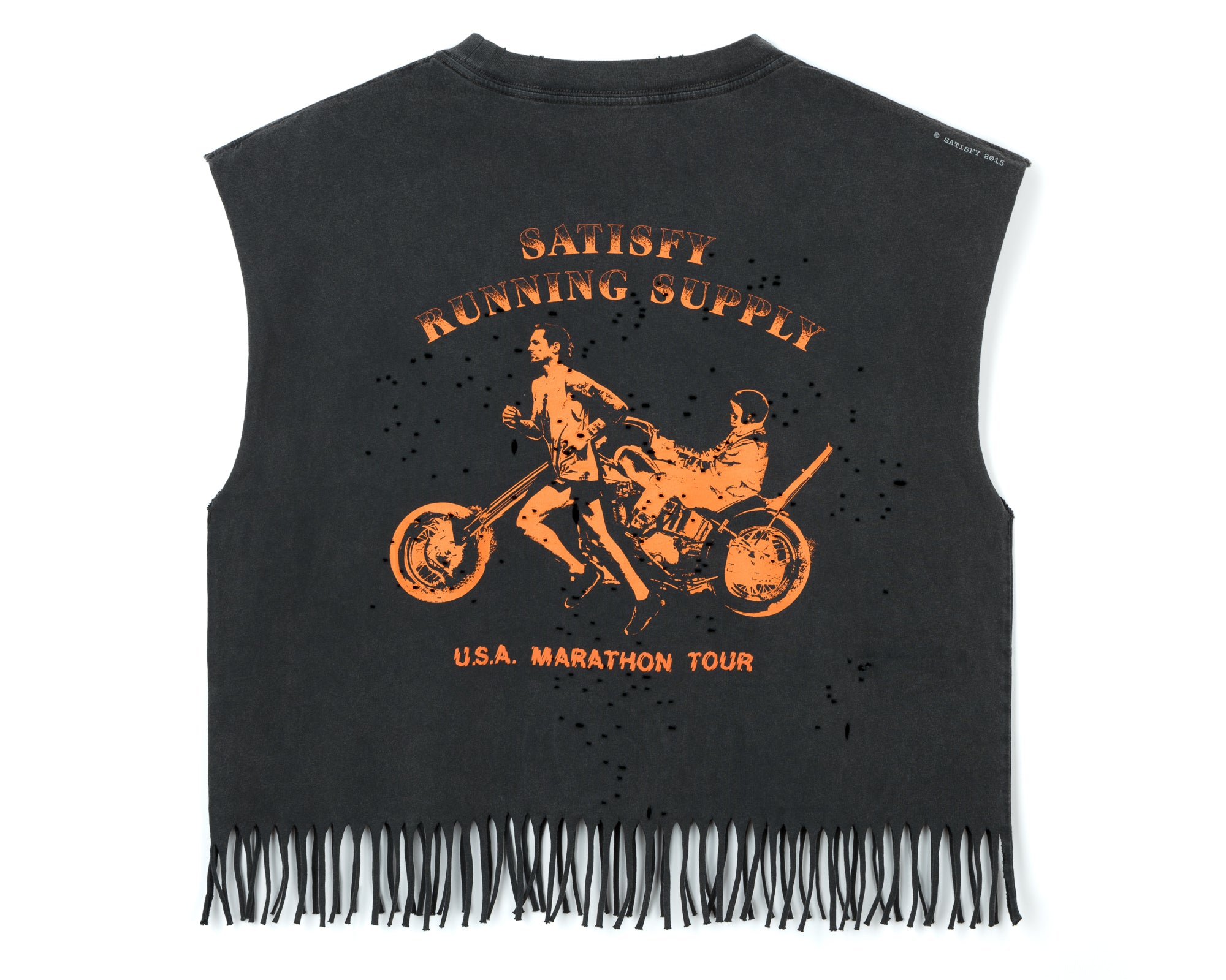 10-Year MothTech™ Cropped Fringed Muscle Tee