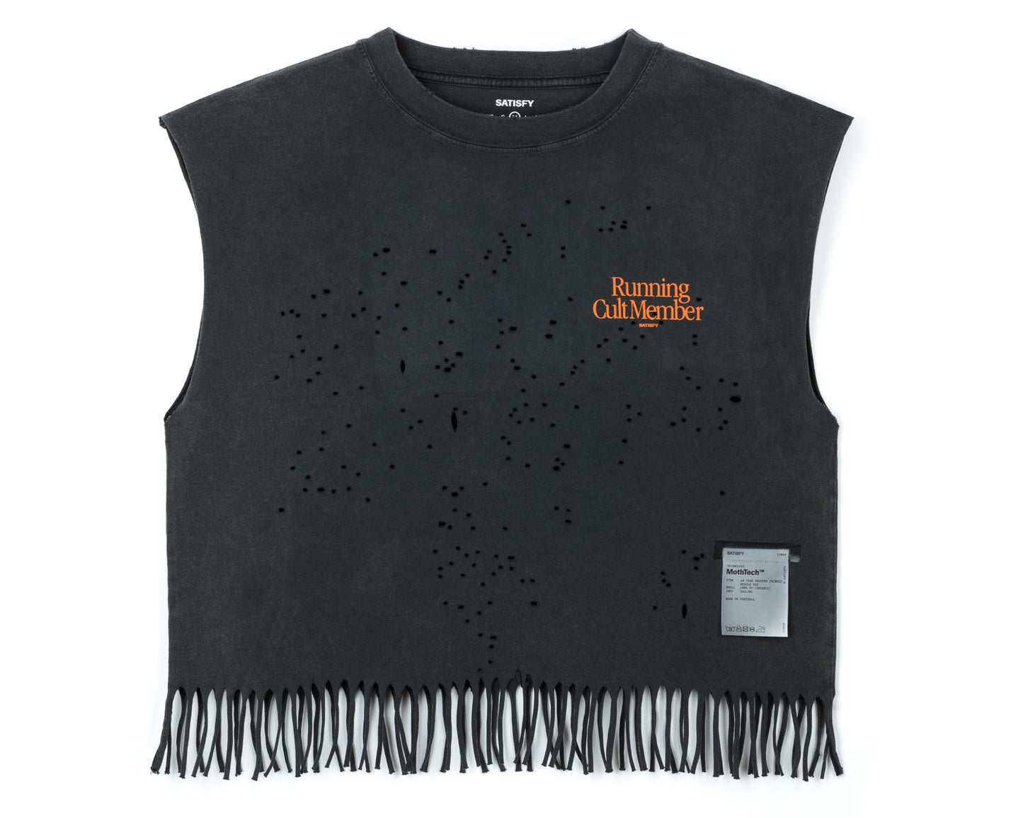 10-Year MothTech™ Cropped Fringed Muscle Tee