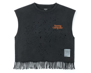 10-Year MothTech™ Cropped Fringed Muscle Tee