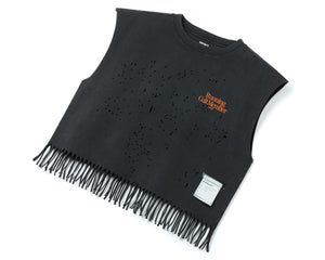10-Year MothTech™ Cropped Fringed Muscle Tee