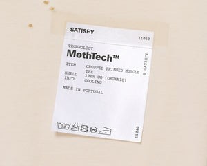 MothTech™ Cropped Fringed Muscle Tee