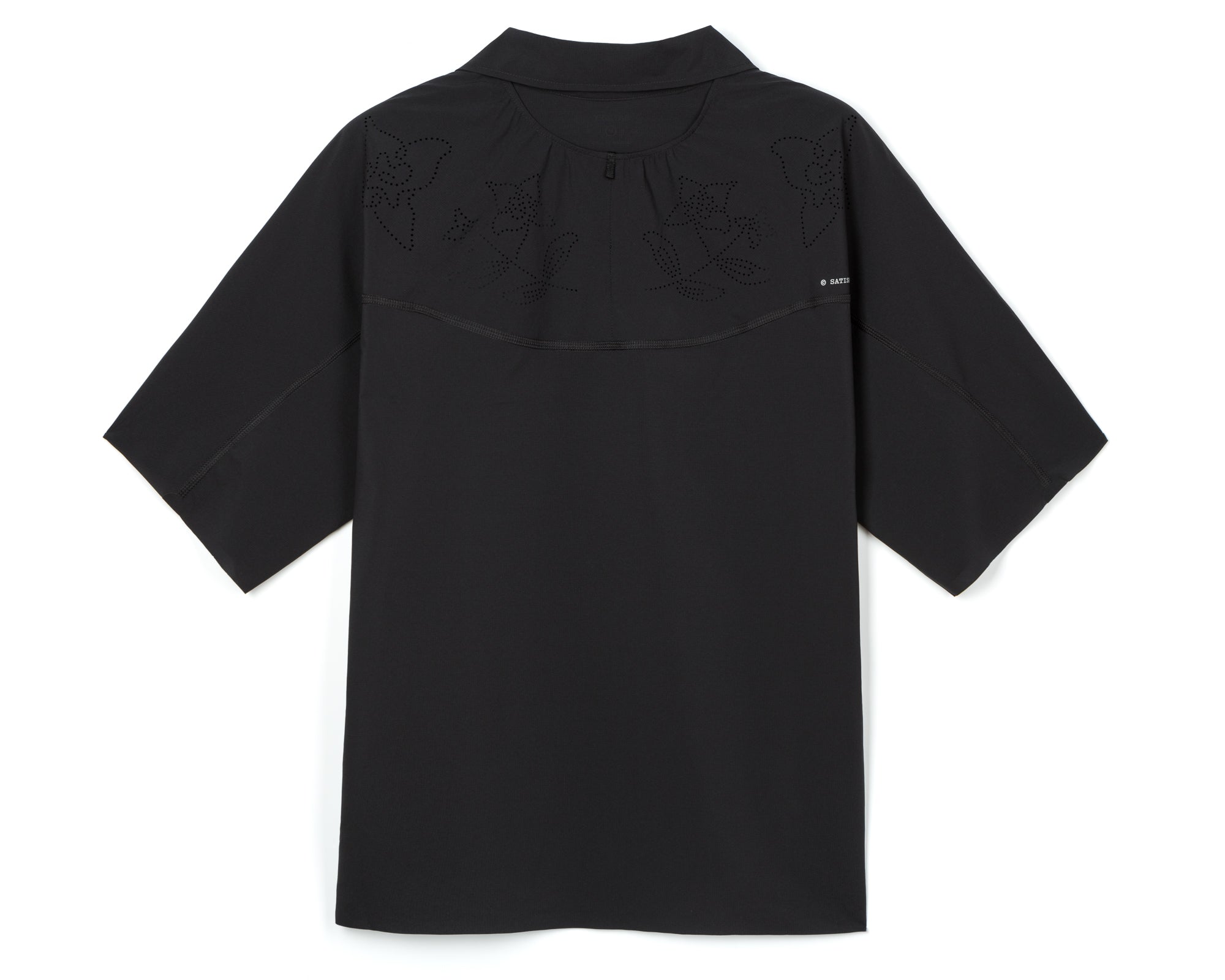 PeaceShell™ River Shirt Short Sleeve - Black – SATISFY