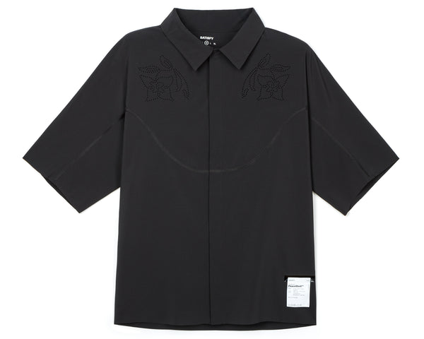 PeaceShell™ River Shirt Short Sleeve - Black – SATISFY