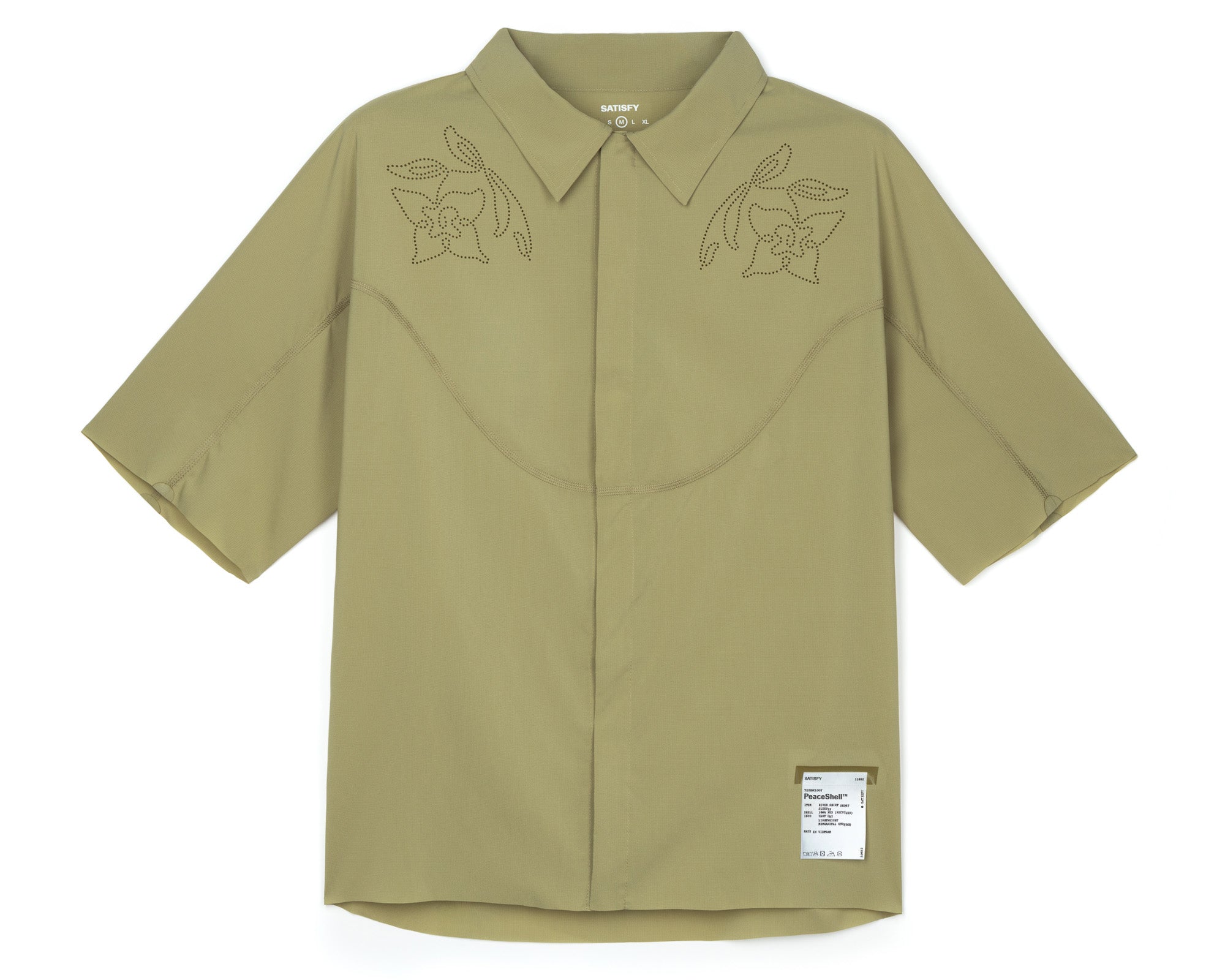 PeaceShell™ River Shirt Short Sleeve - Cedar – SATISFY