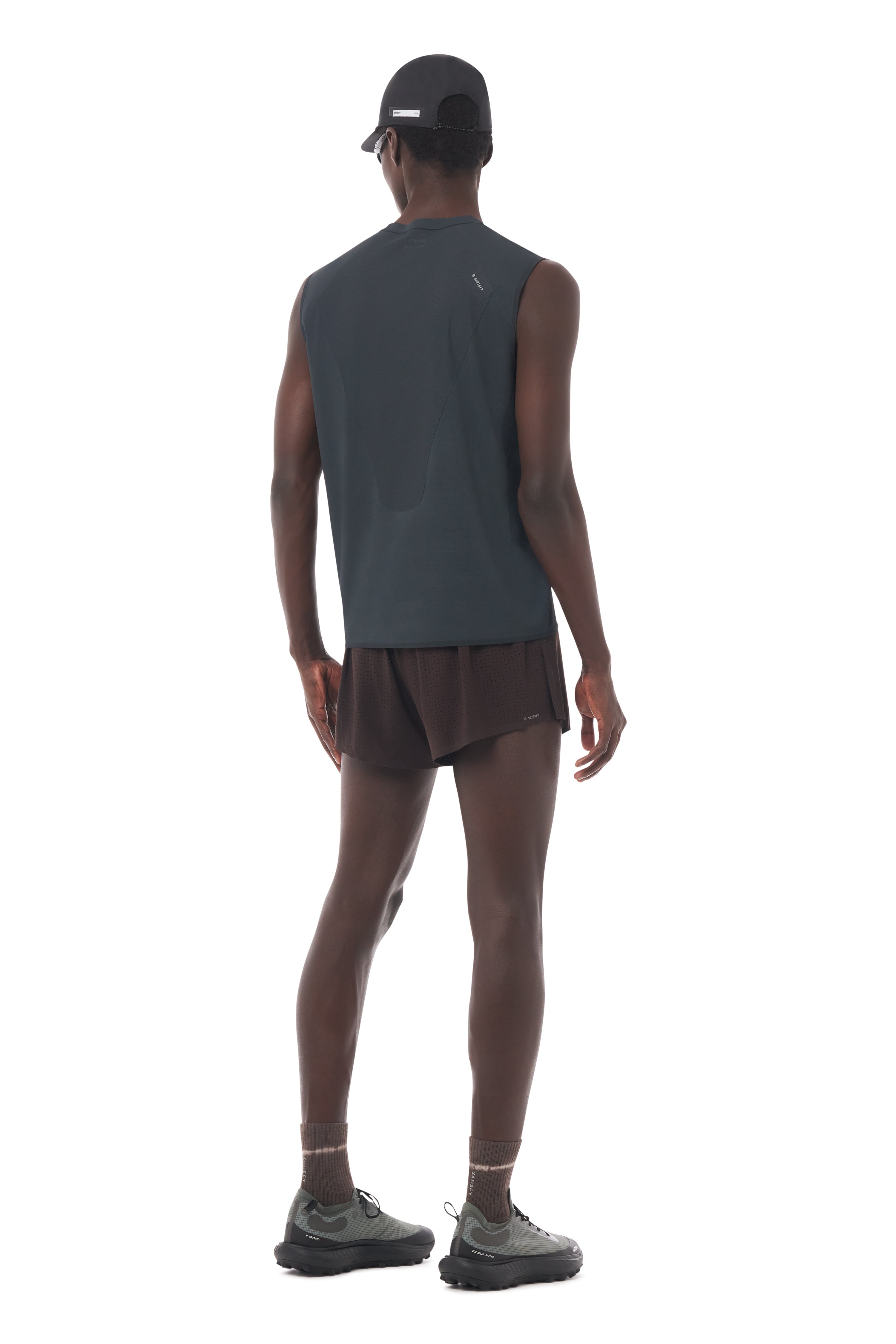 AuraLite™ UV Muscle Tee - Black – SATISFY
