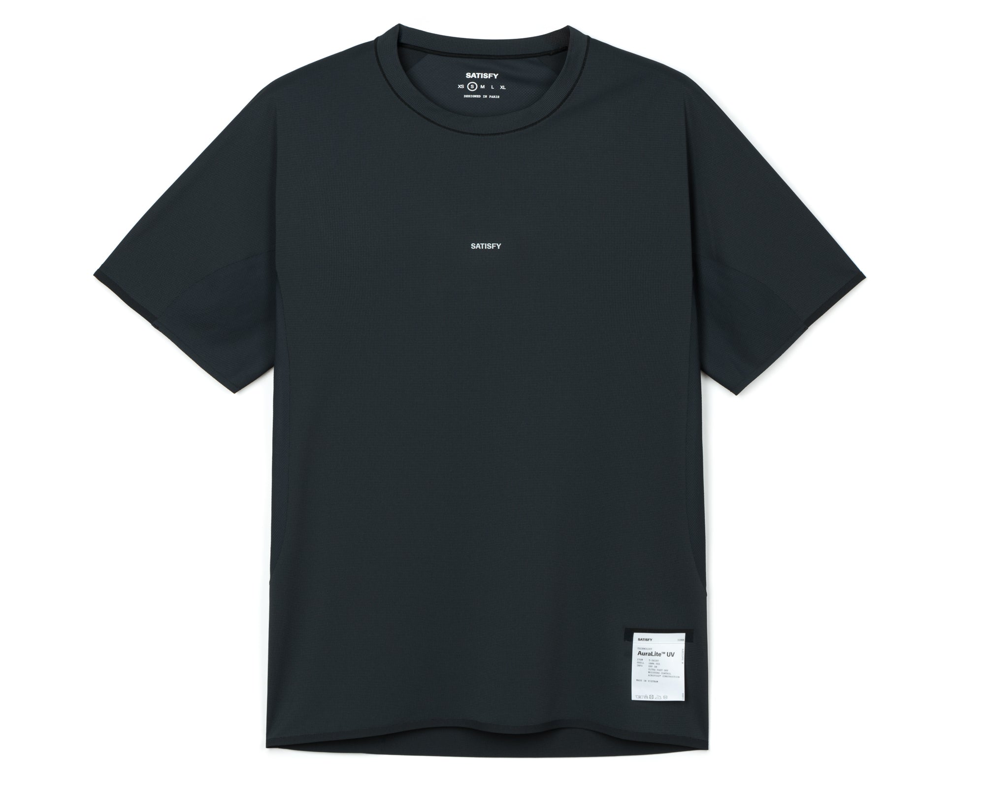 AuraLite™ UV T-shirt - Black – SATISFY