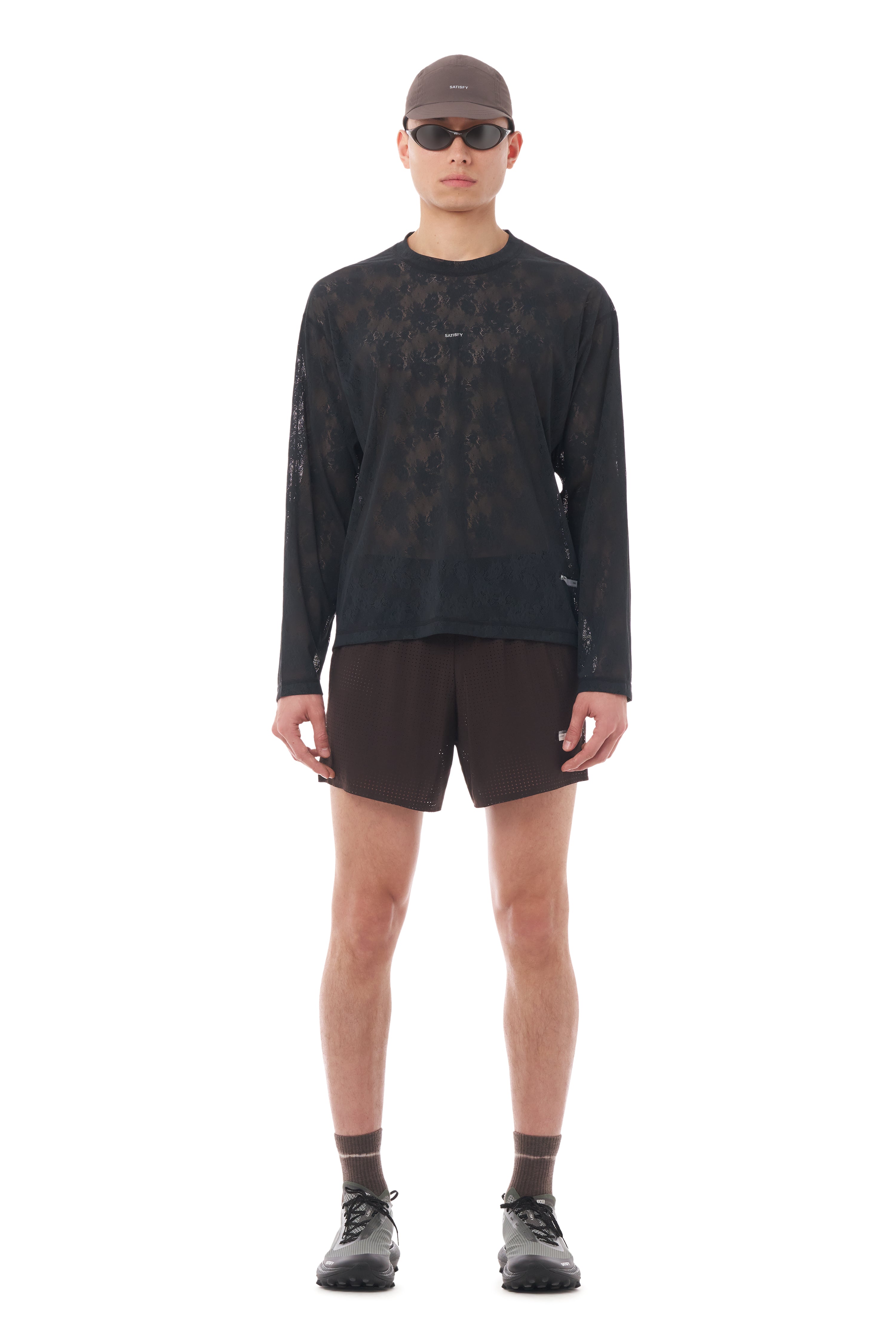 SpaceLace™ Long Tee - Black – SATISFY