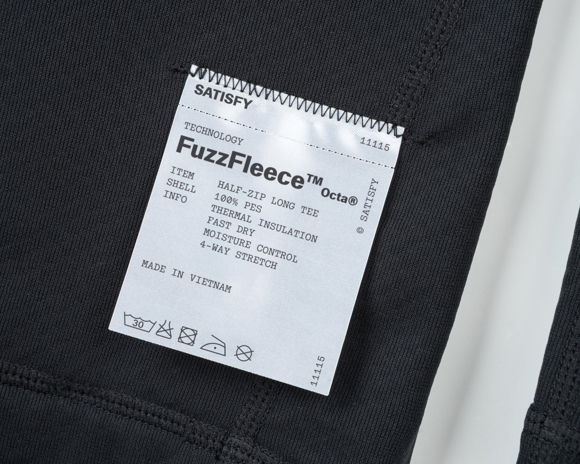 FuzzFleece™ Octa Half-Zip Long Tee
