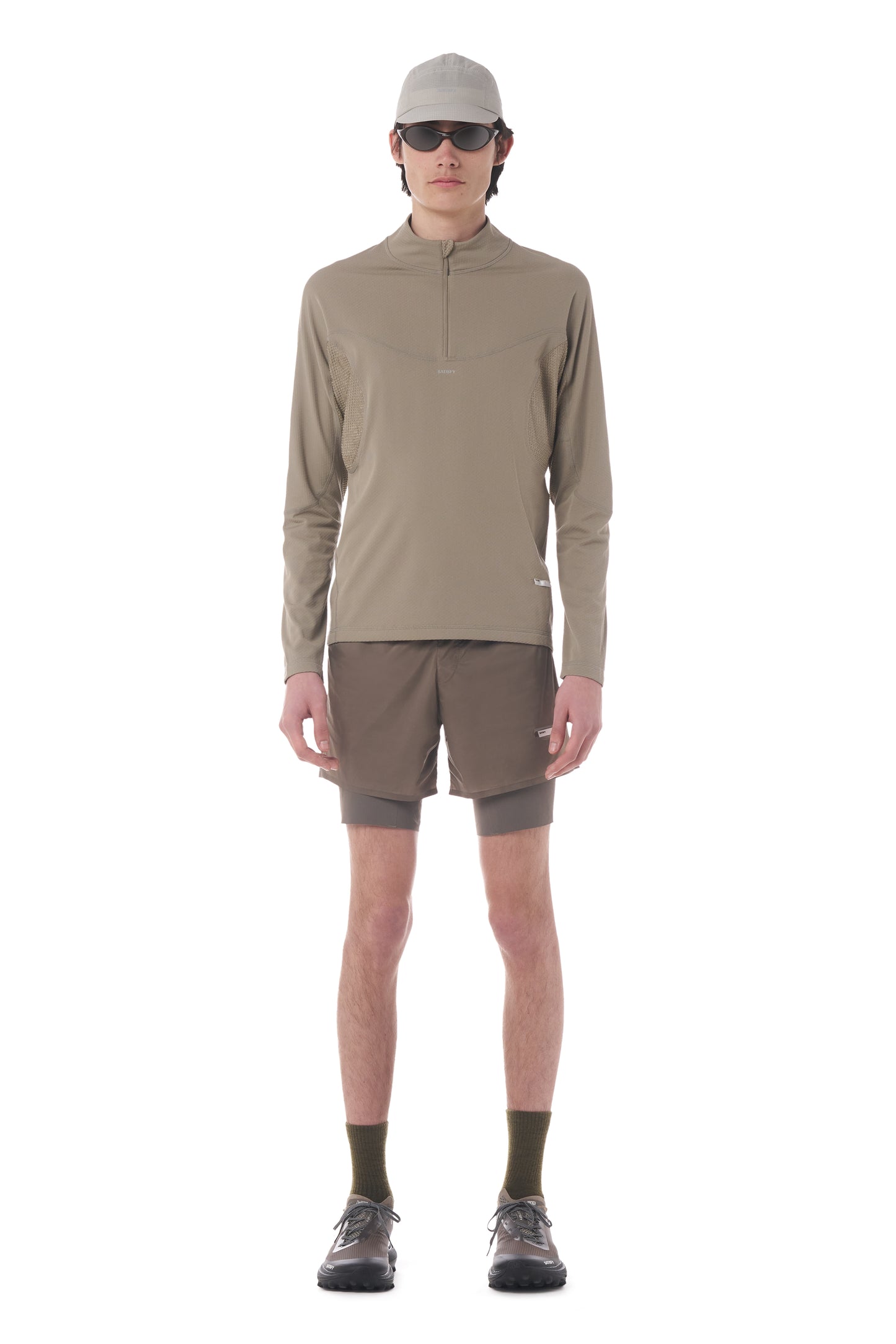 FuzzFleece™ Octa Half-Zip Long Tee