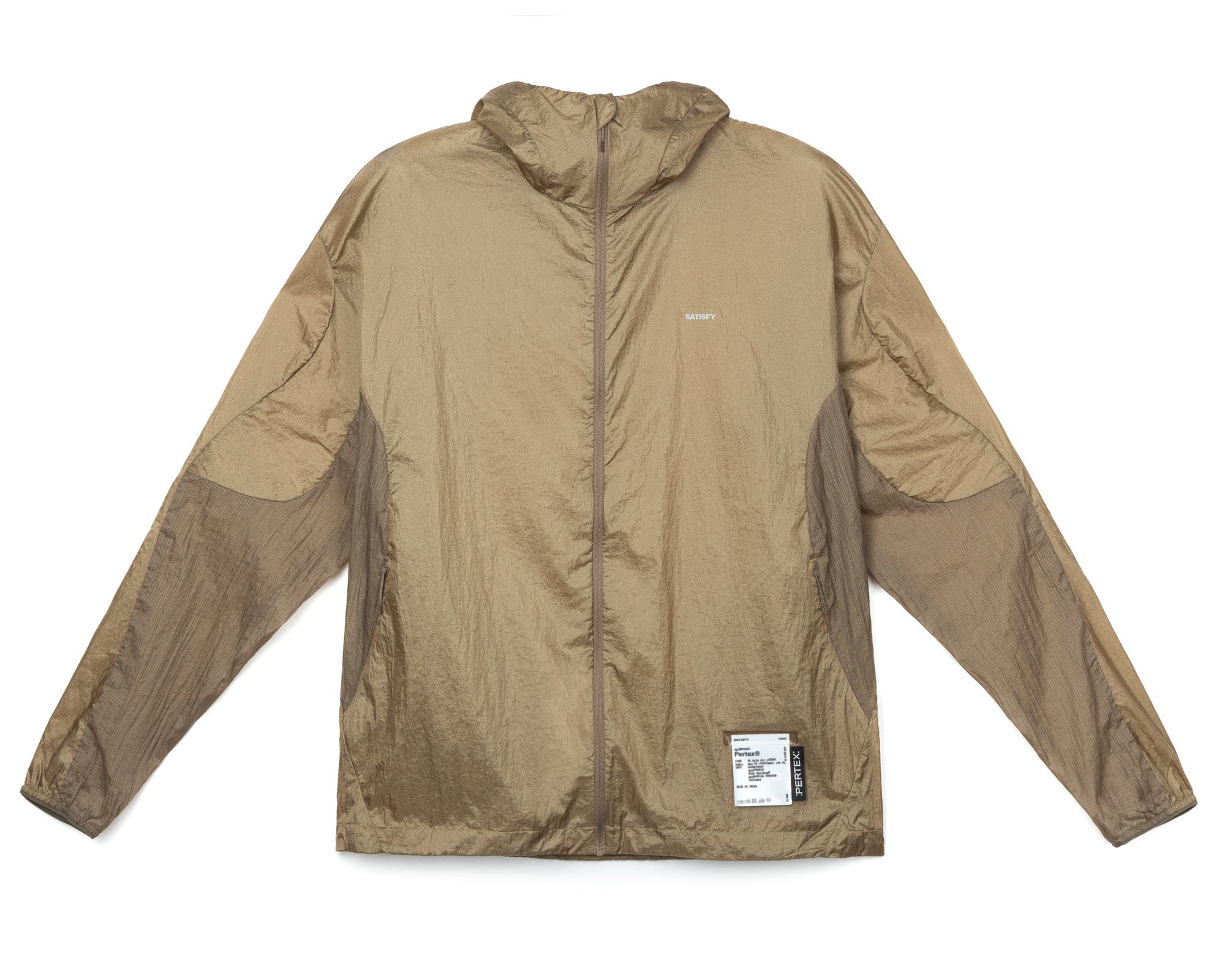 PGG PERTEX DIAMOND FUSE ジャケットロゴ黒サイズ1 Pertex® Diamond Fuse Windbreaker – SATISFY