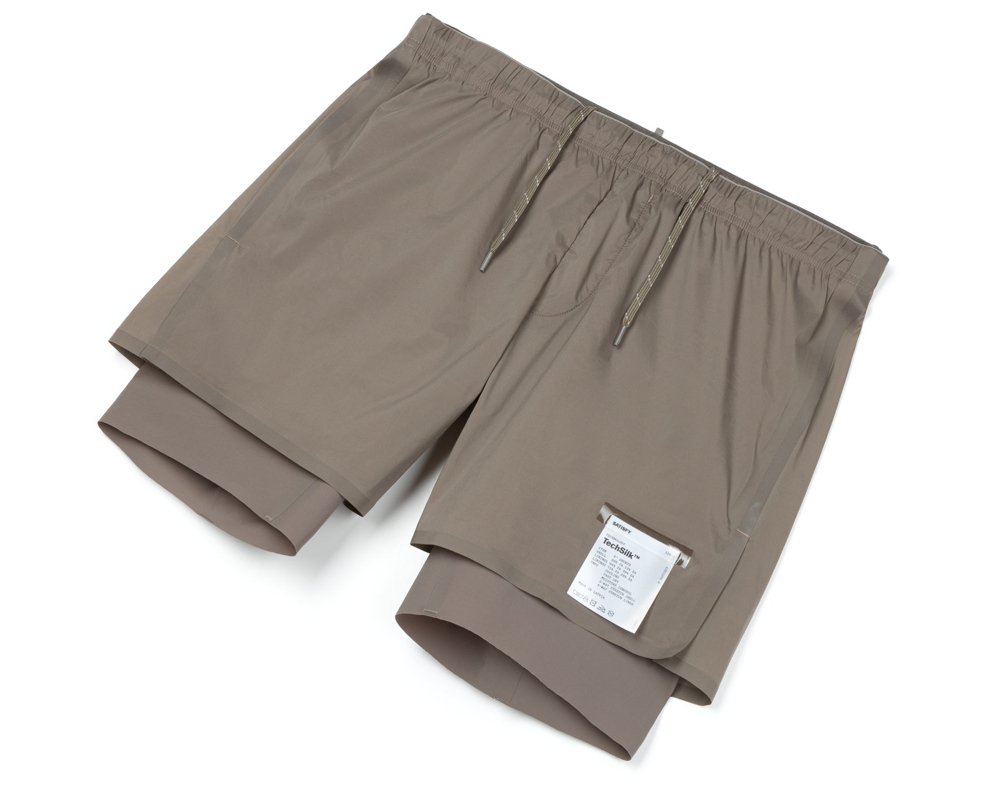 ウォーキング・ランニングウェア SATISFY TechSilk 8 Shorts L TechSilk™ 8