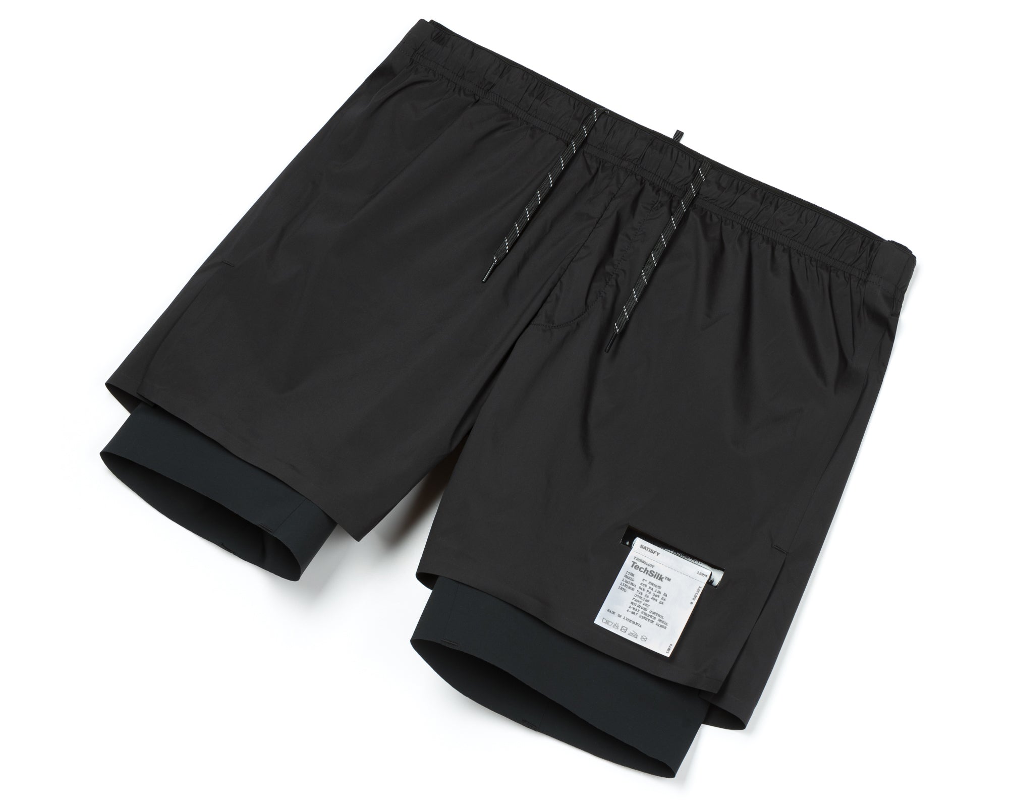 ウォーキング・ランニングウェア SATISFY TechSilk 8 Shorts L TechSilk™ 8
