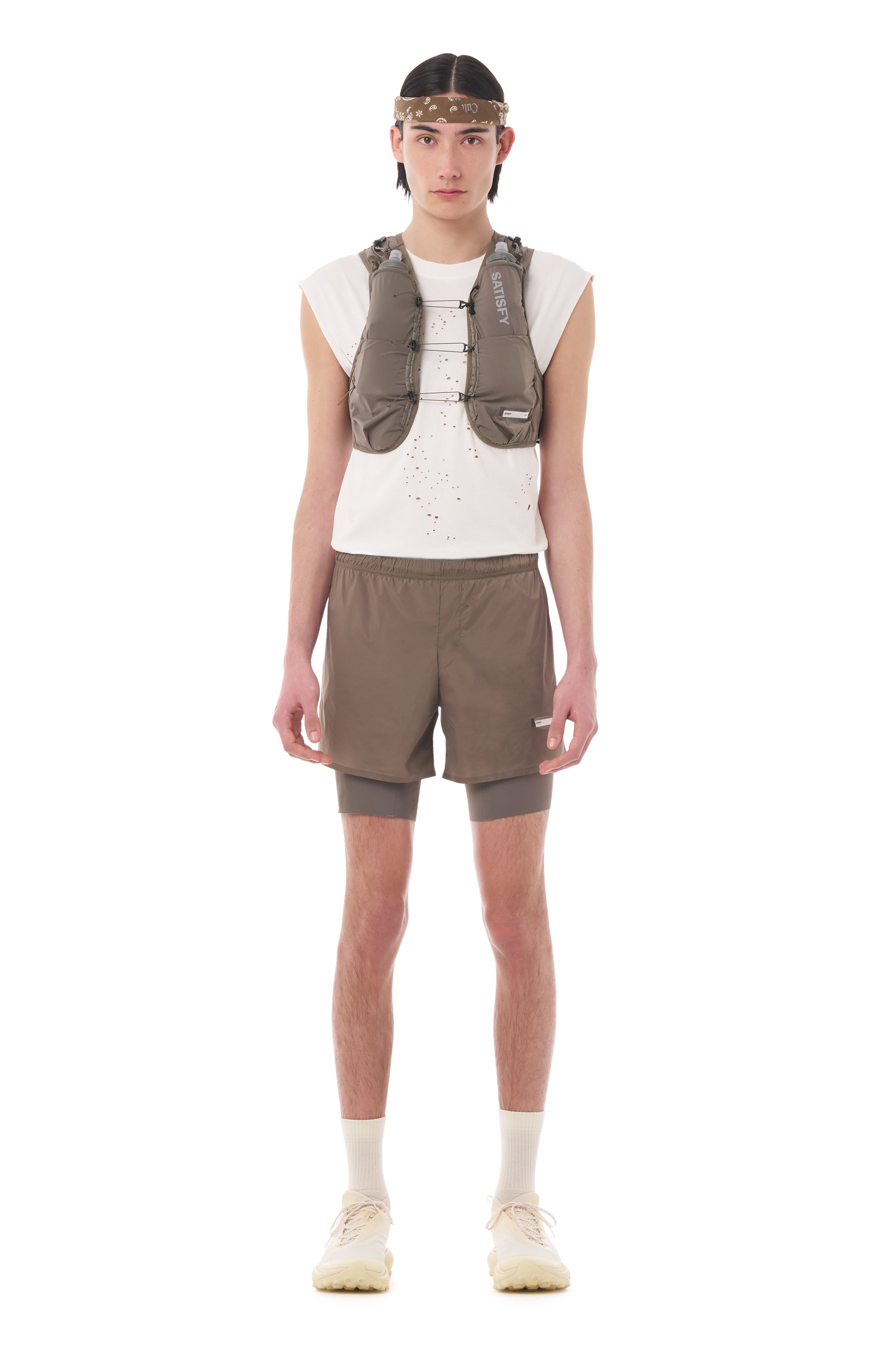 ウォーキング・ランニングウェア SATISFY TechSilk 8 Shorts L TechSilk™ 8