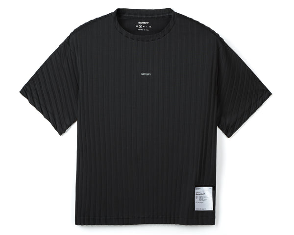AuraLite™ Pleated T-Shirt Black – SATISFY