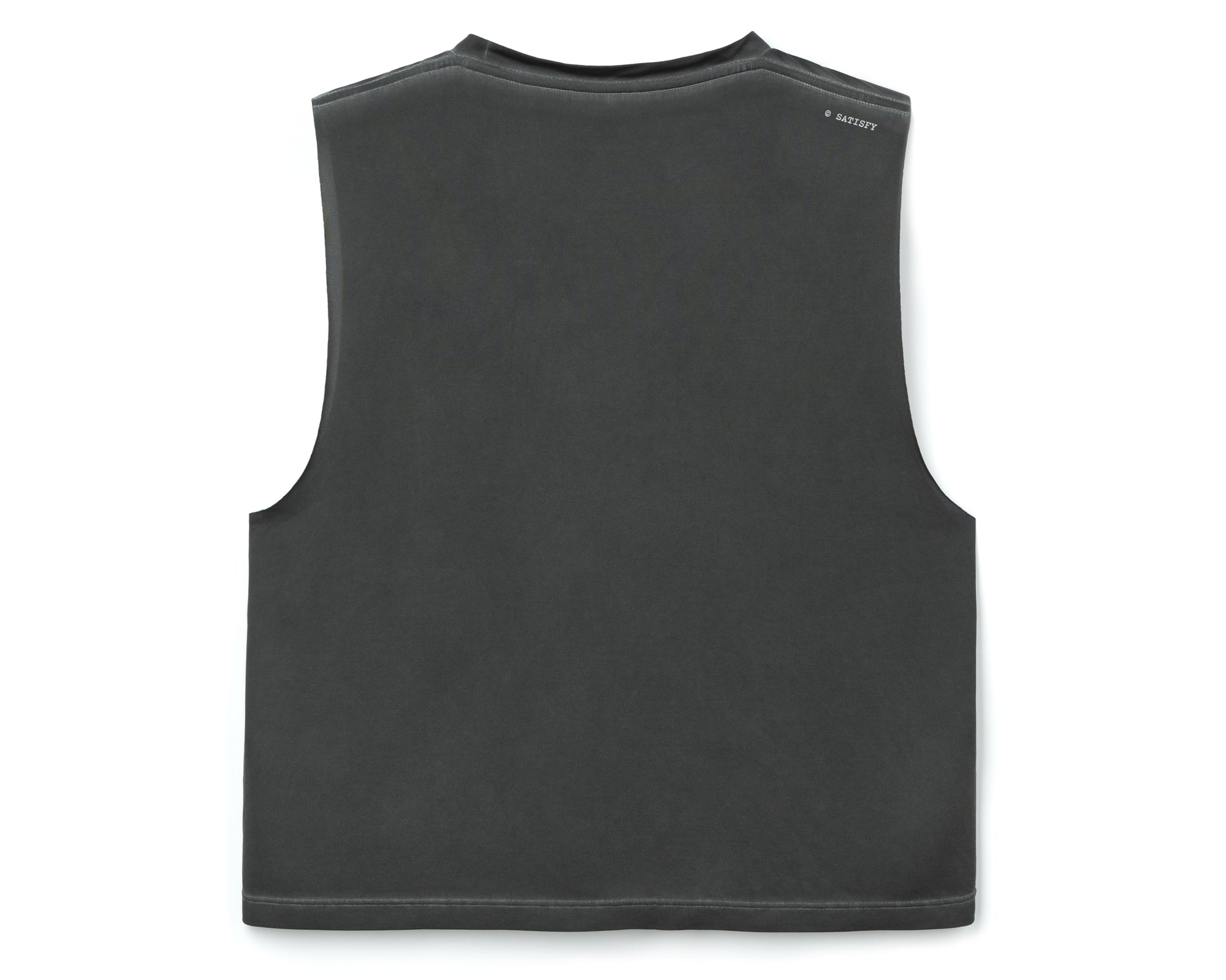 AuraLite™ Muscle Tee Pigment Black – SATISFY