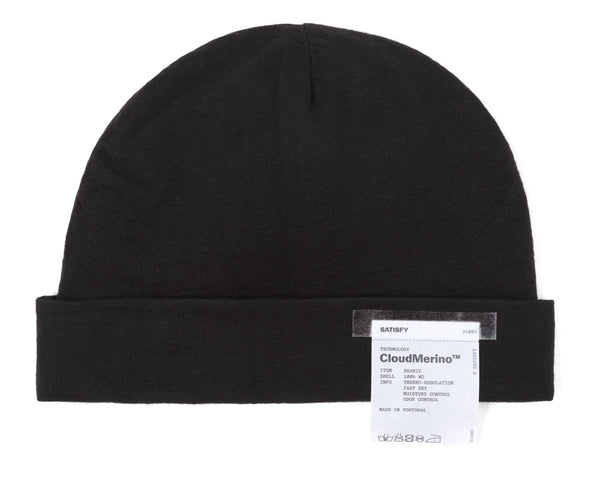 帽子 satisfy running CloudMerino Beanie 31003-BK_cloud-merino-