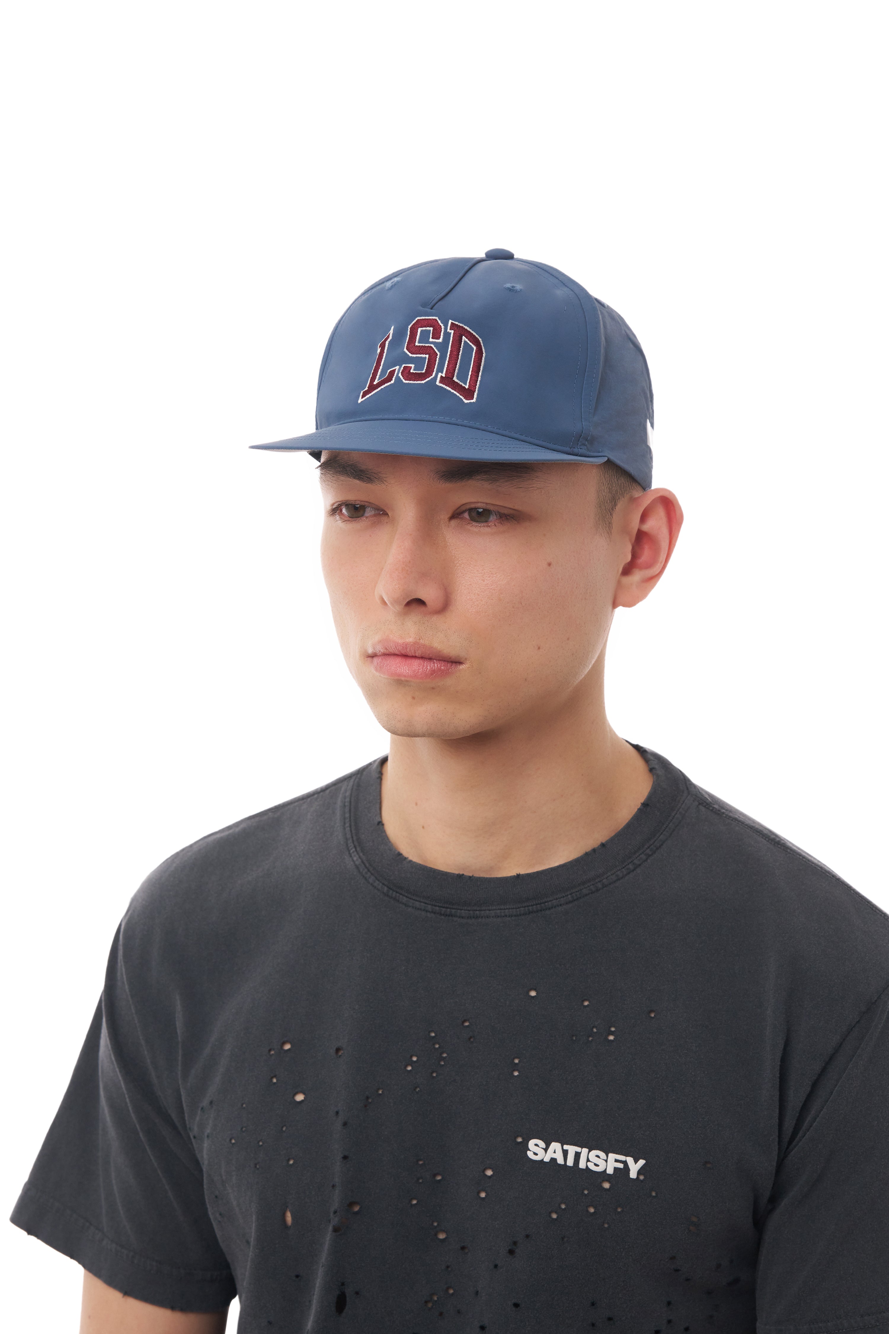 Satisfy FliteSilk 5Panel ベースボールキャップ ネイビー FliteSilk™ 5-Panel Pinch Cap – SATISFY
