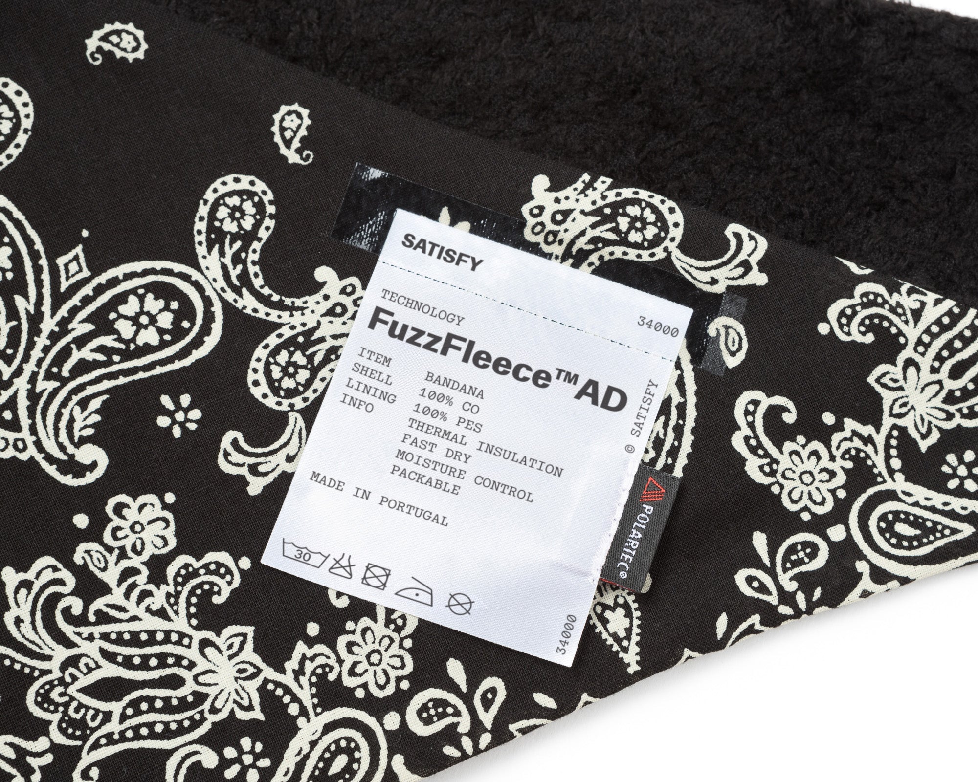 小物 Satisfy Running Ghost Fleece Bandana Pertex® FuzzFleece™ AD Bandana – SATISFY