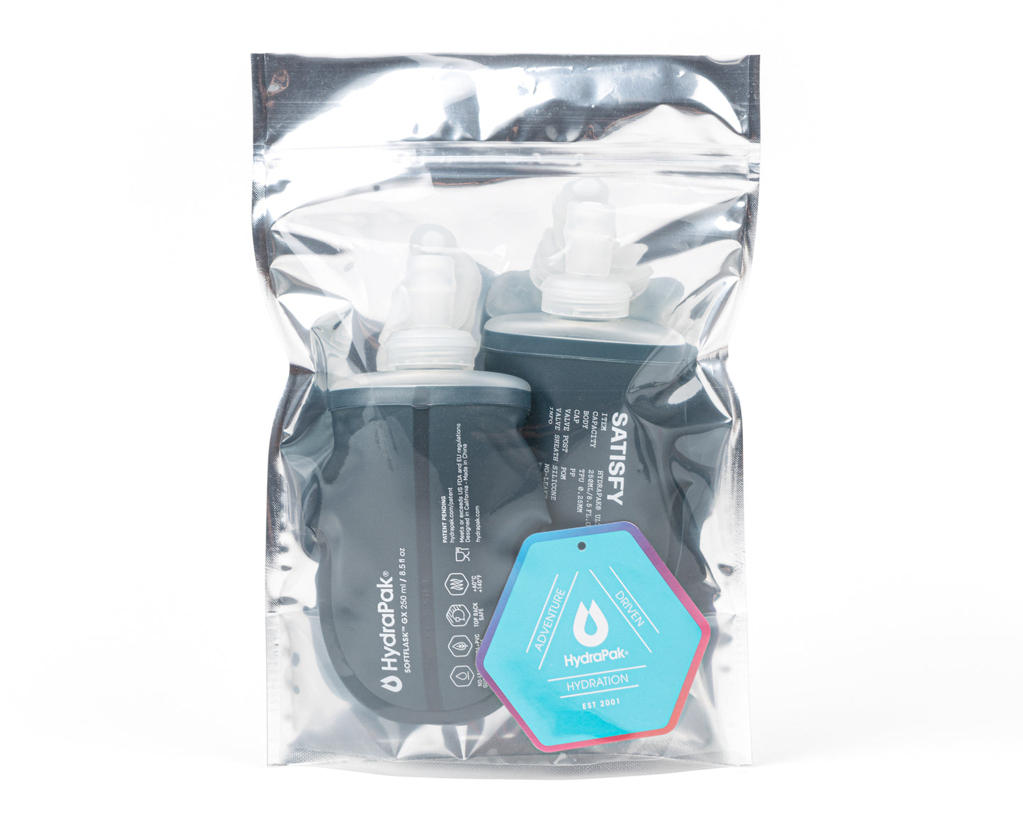 HydraPak® Soft Flask 250ml 2‑Pack