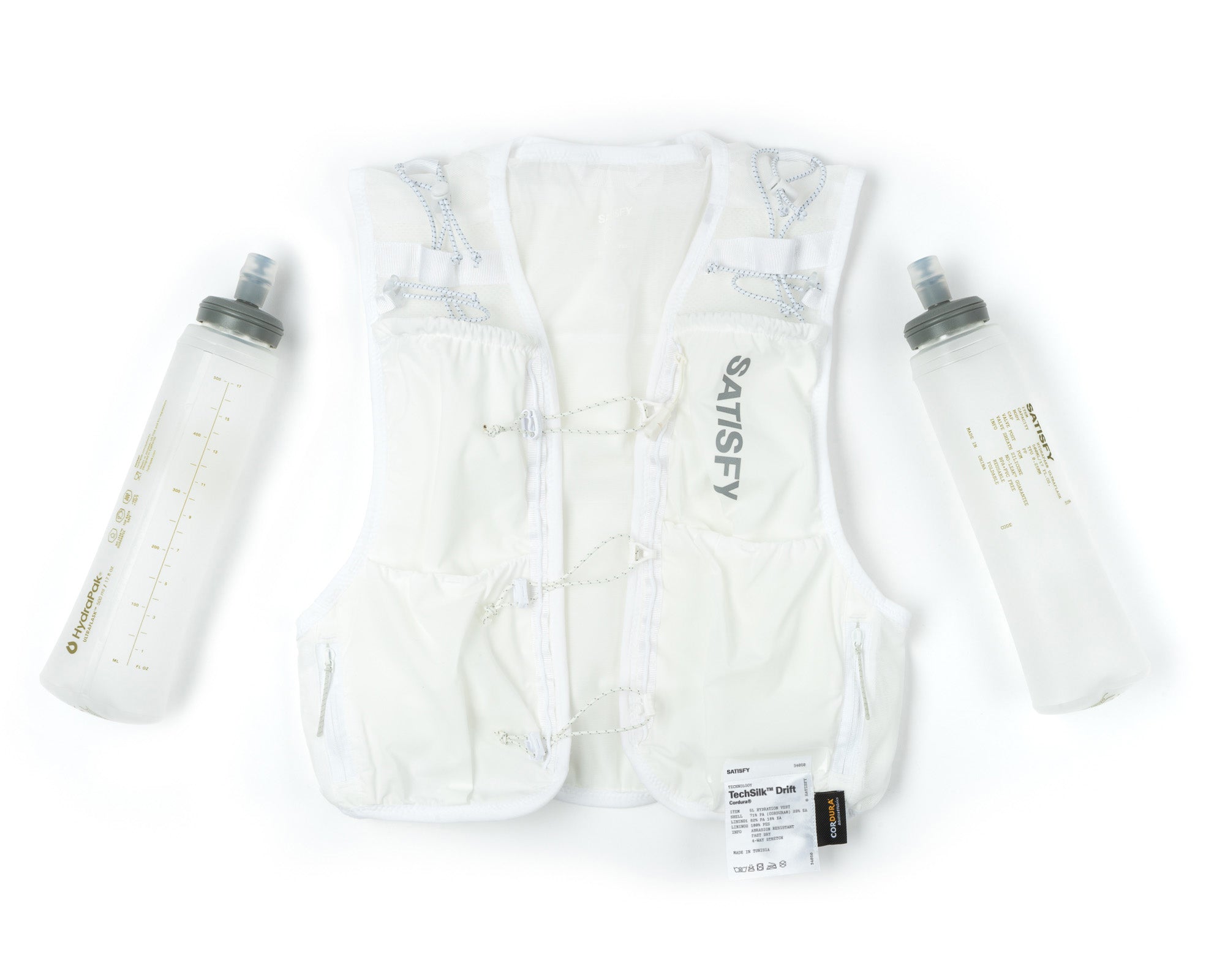 TechSilk™ Drift Cordura® 5L Hydration Vest-Off-White – SATISFY