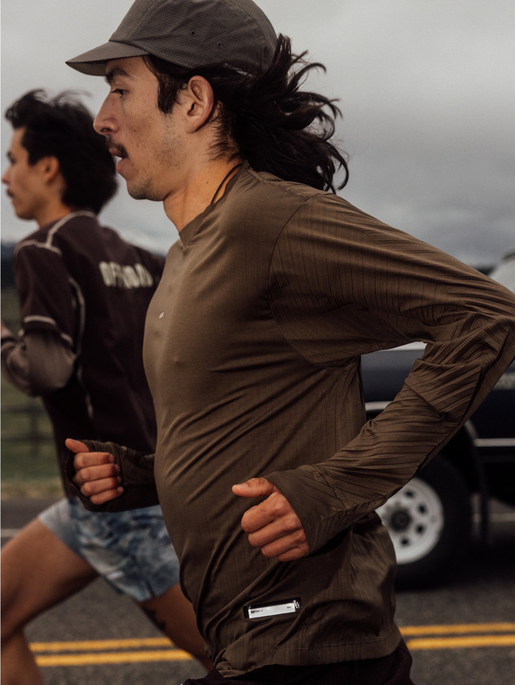 トップス satisfy running auralite long tee 3 AuraLite™ Long Tee | Parallel